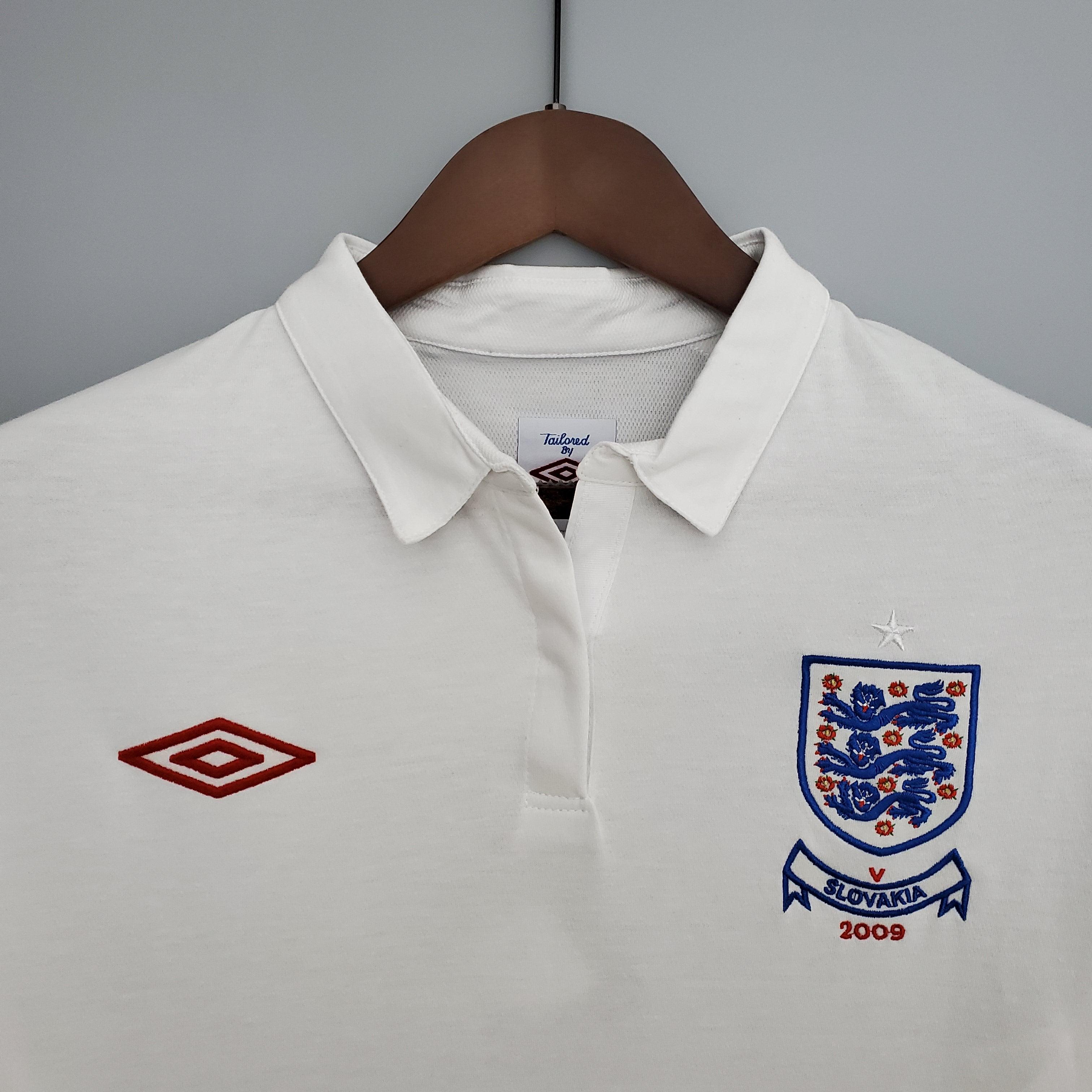 Camisa Retrô Inglaterra I 2010 Masculina