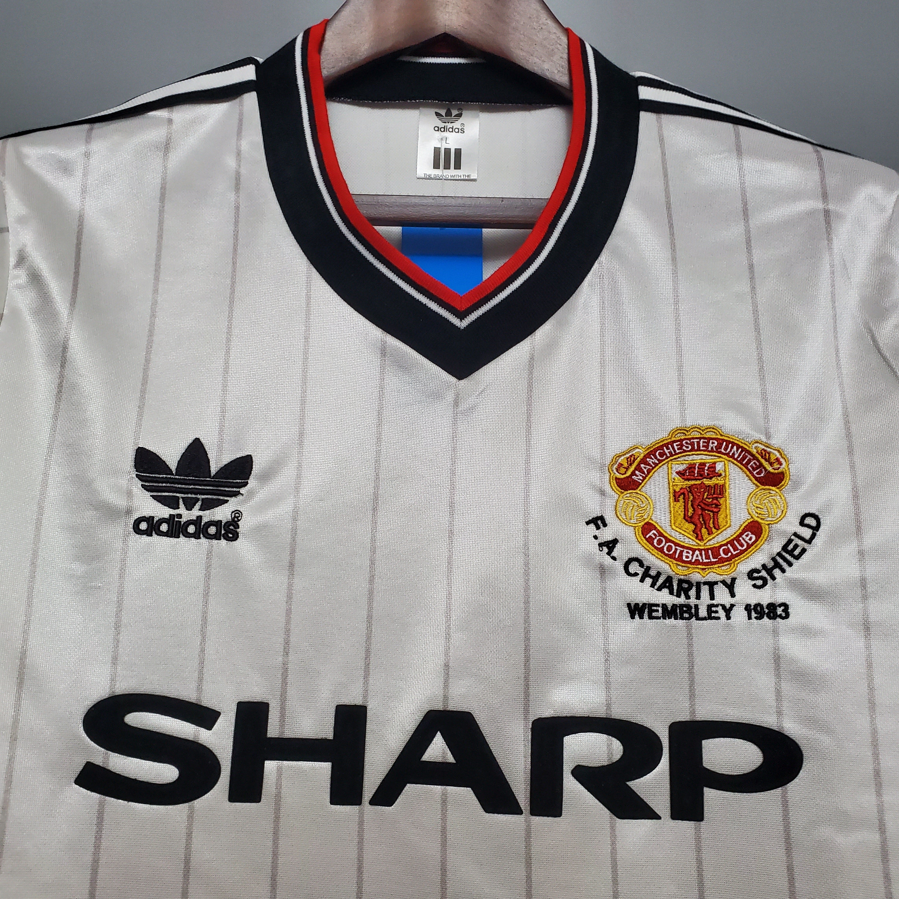 Camisa Retrô Manchester United 1983 Masculina