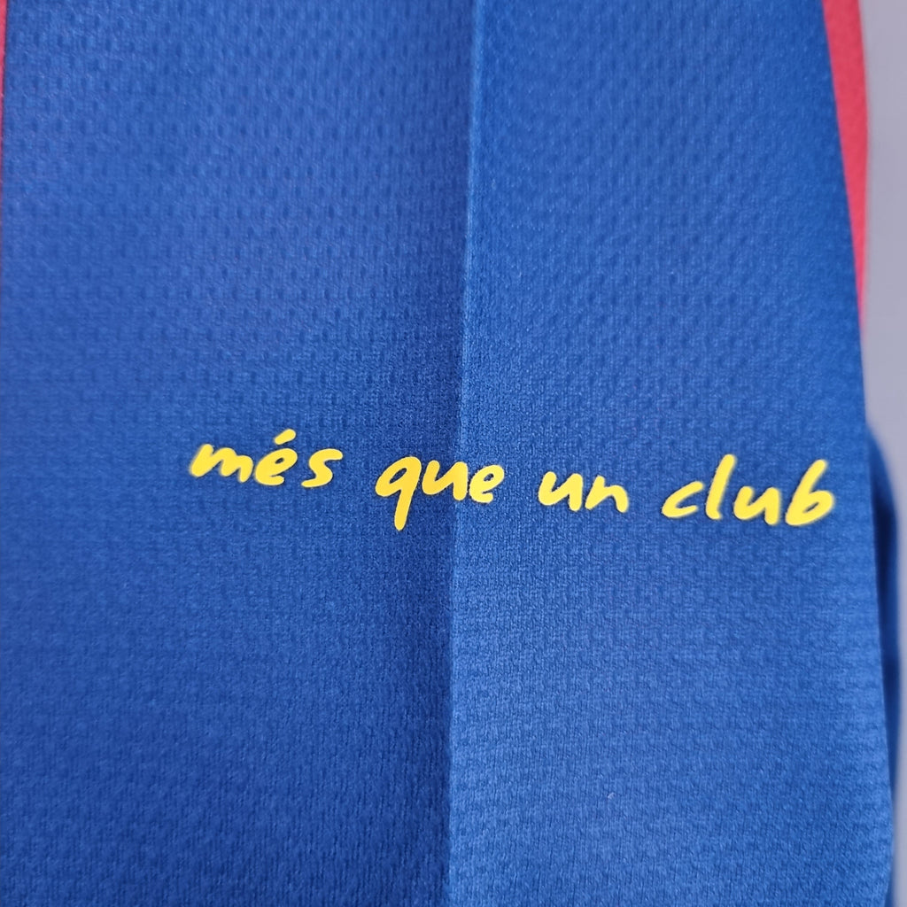 Camisa Manga Longa Retrô Barcelona I 2010 Masculina