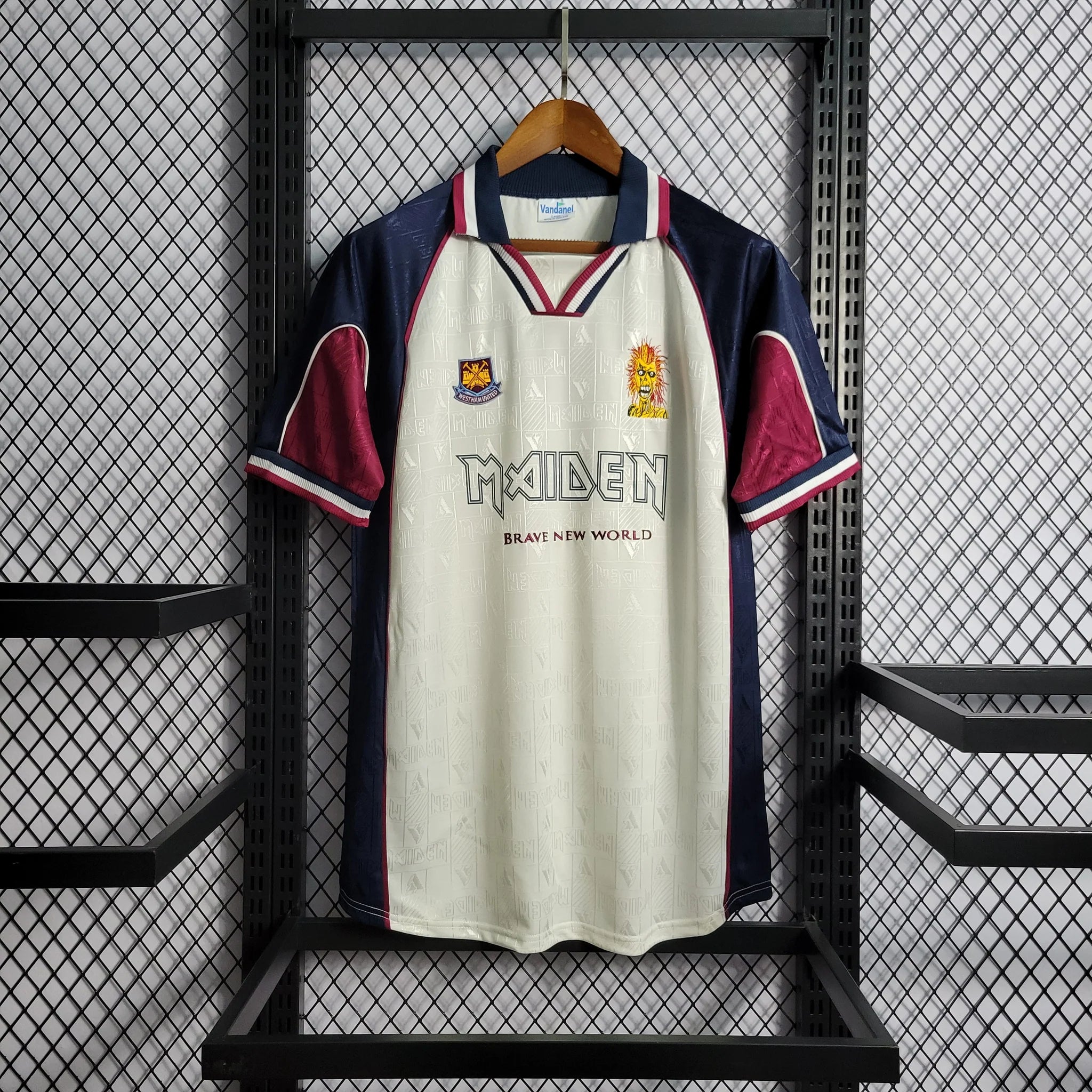 Camisa II West Ham X Iron Maiden 1999 Masculina