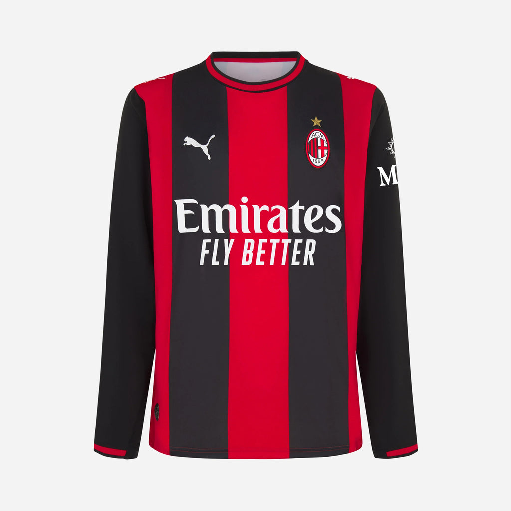 Camisa I Manga Longa Milan 2026/27 Jogador Masculina