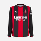 Camisa I Manga Longa Milan 2026/27 Jogador Masculina