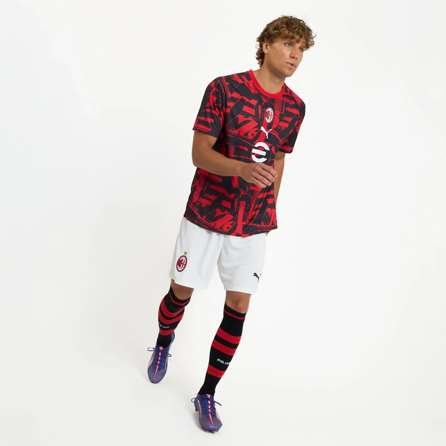Camisa Pré Jogo Milan 2026/27 Masculina