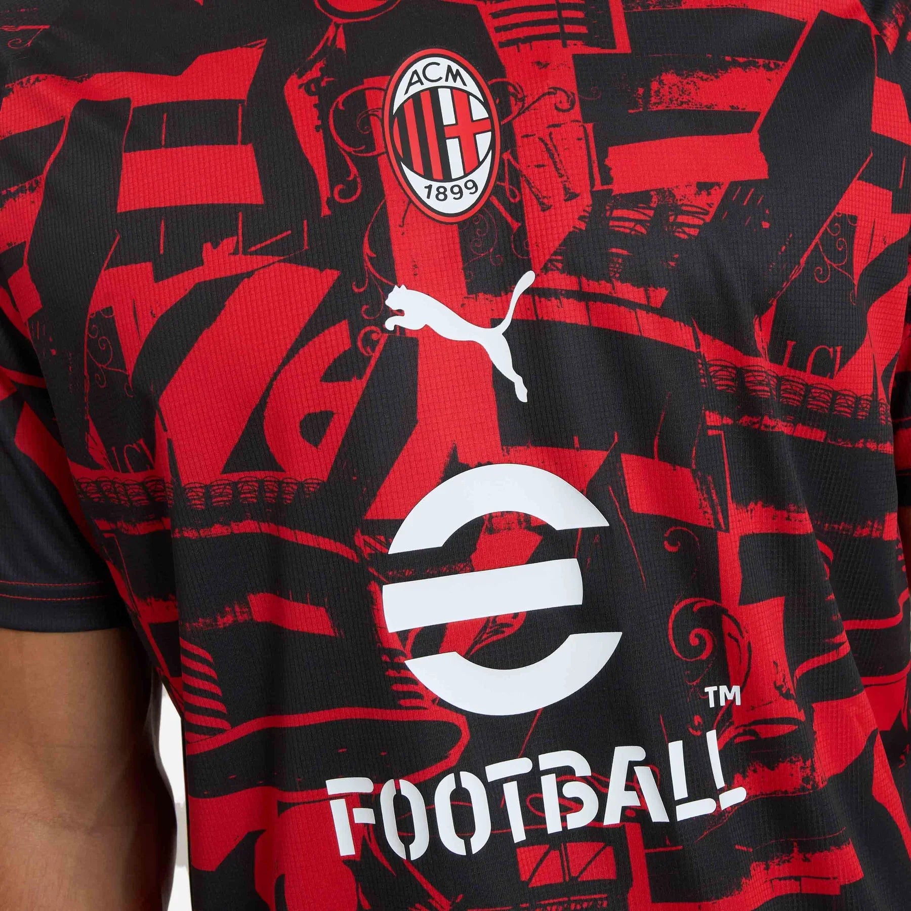 Camisa Pré Jogo Milan 2026/27 Masculina