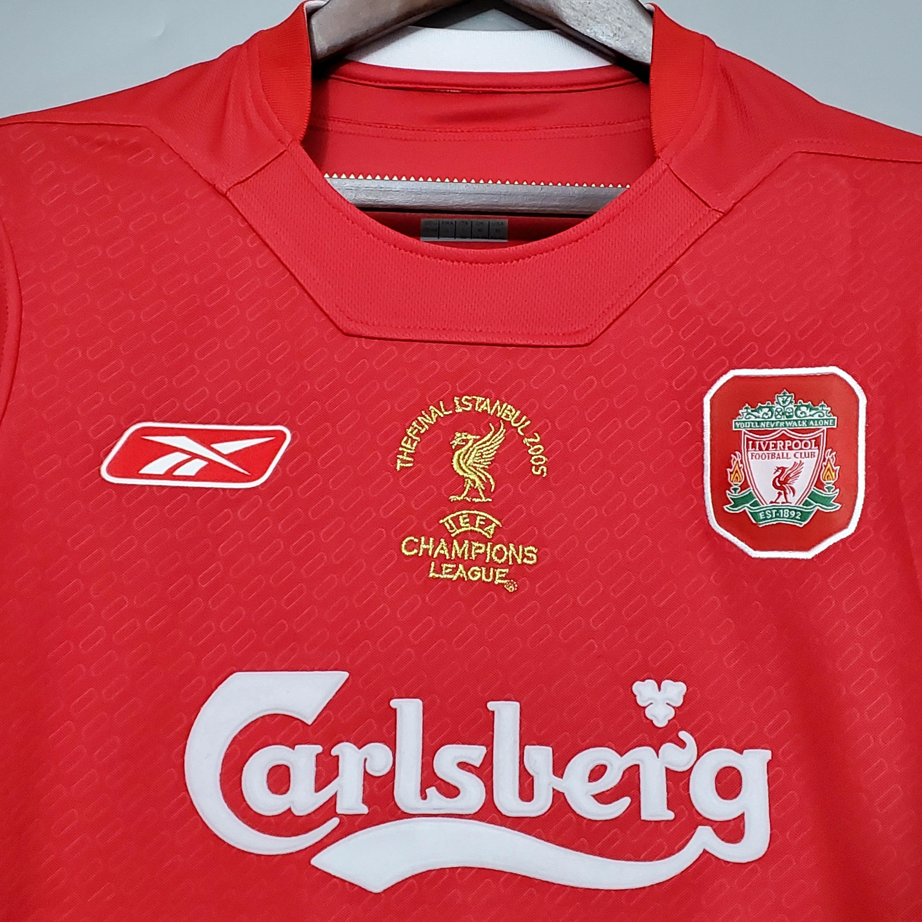 Camisa Retrô Liverpool I 2005 Masculina