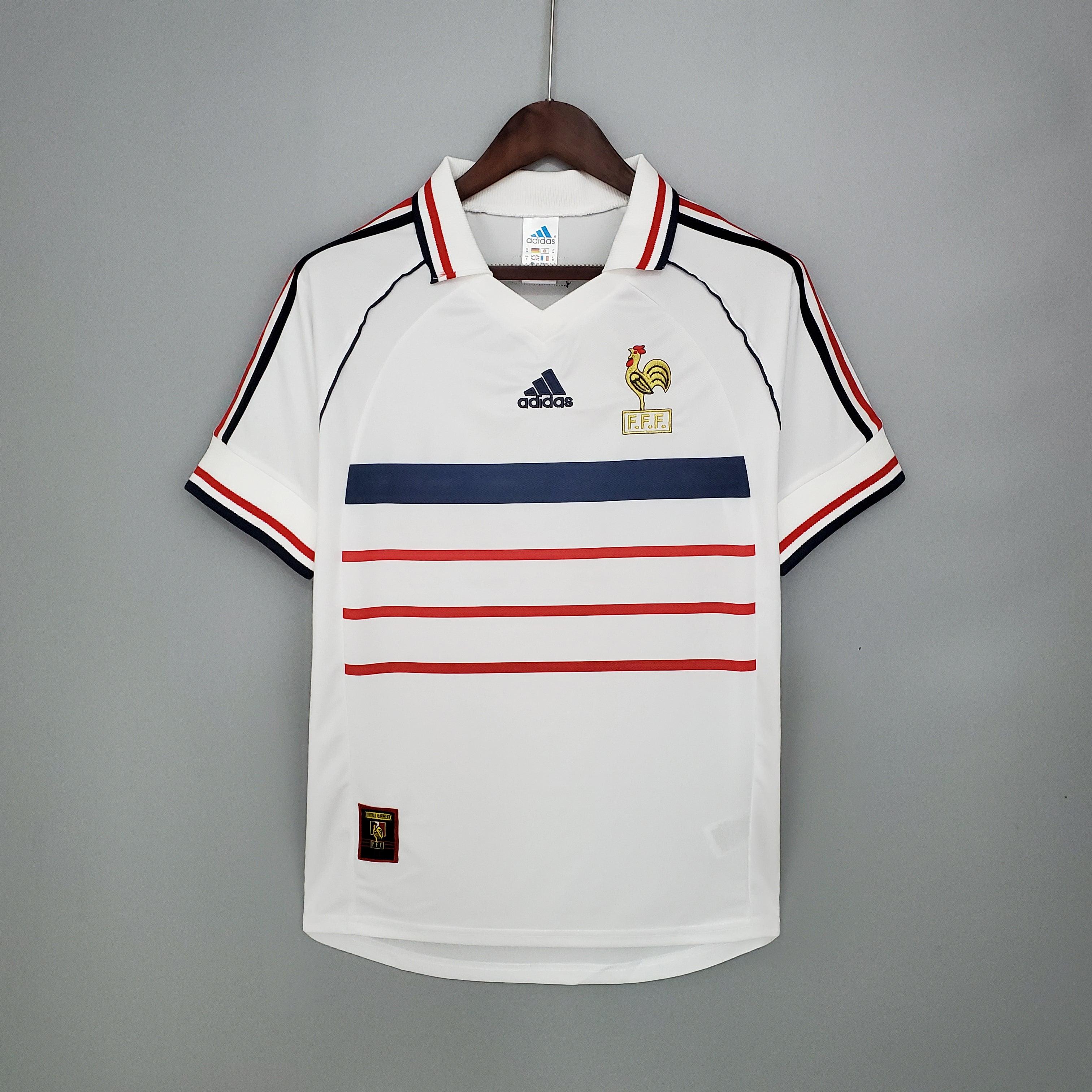 Camisa Retrô França II 1998 Masculina