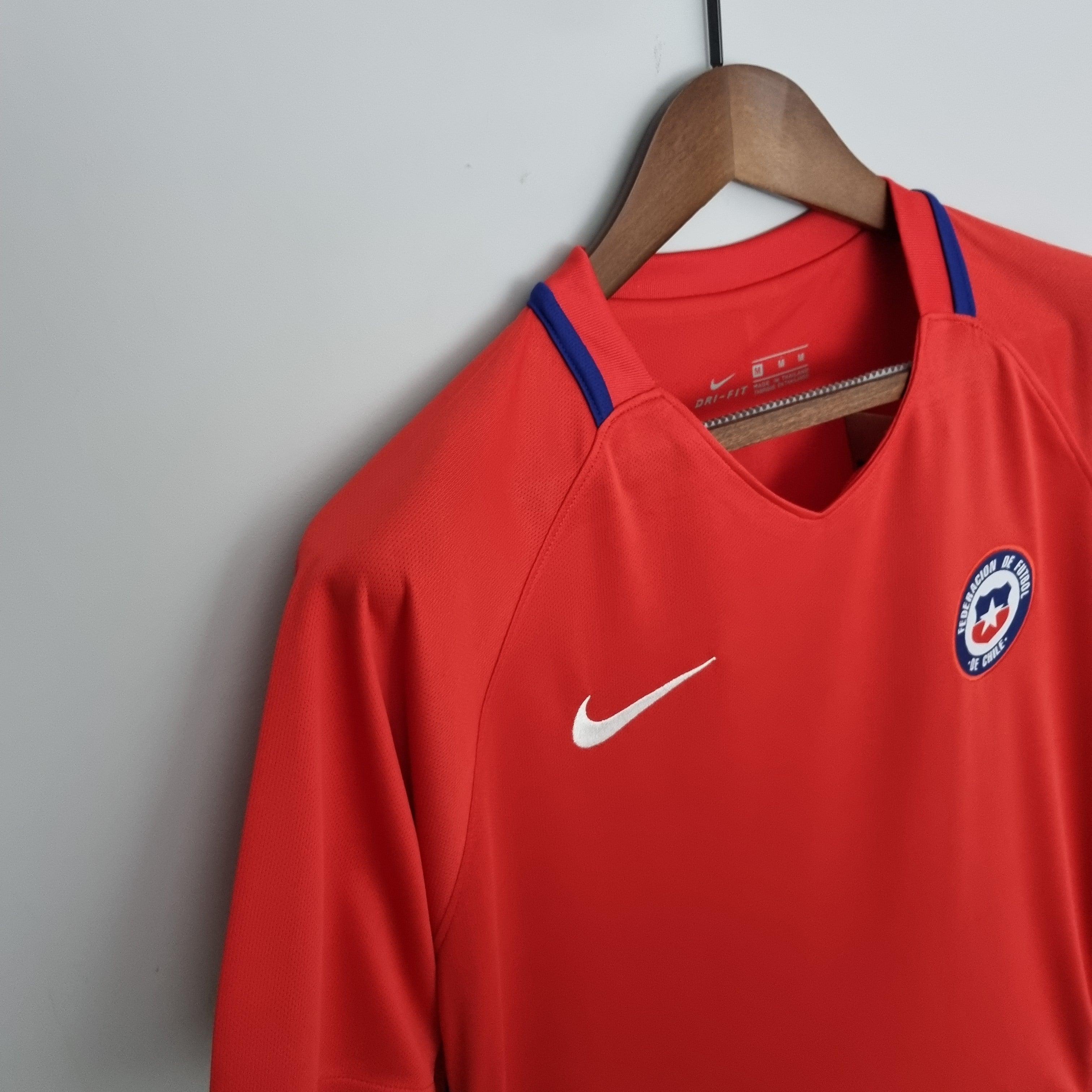 Camisa Retrô Chile I 2016 Masculina