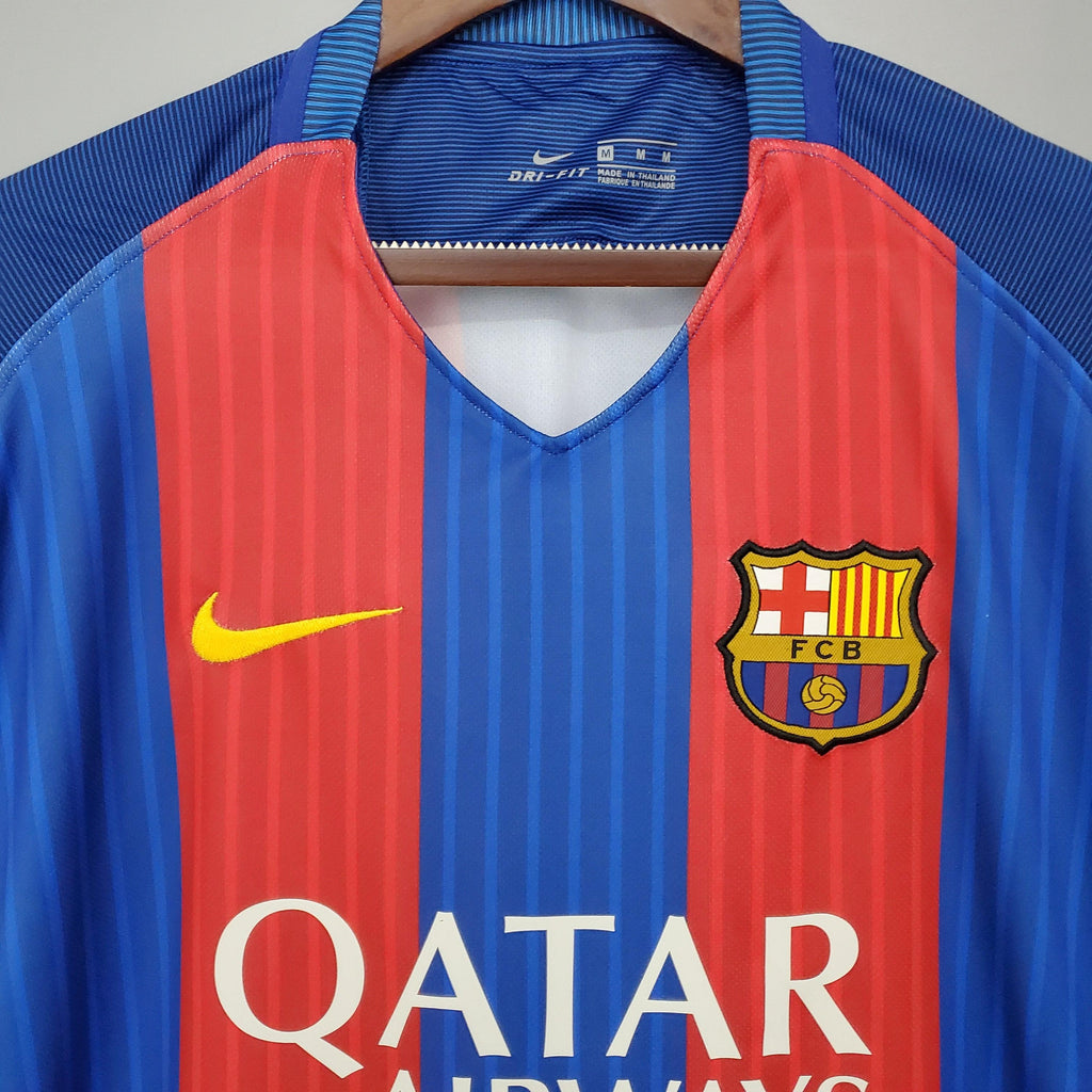 Camisa Retrô Barcelona I 2016 Masculina