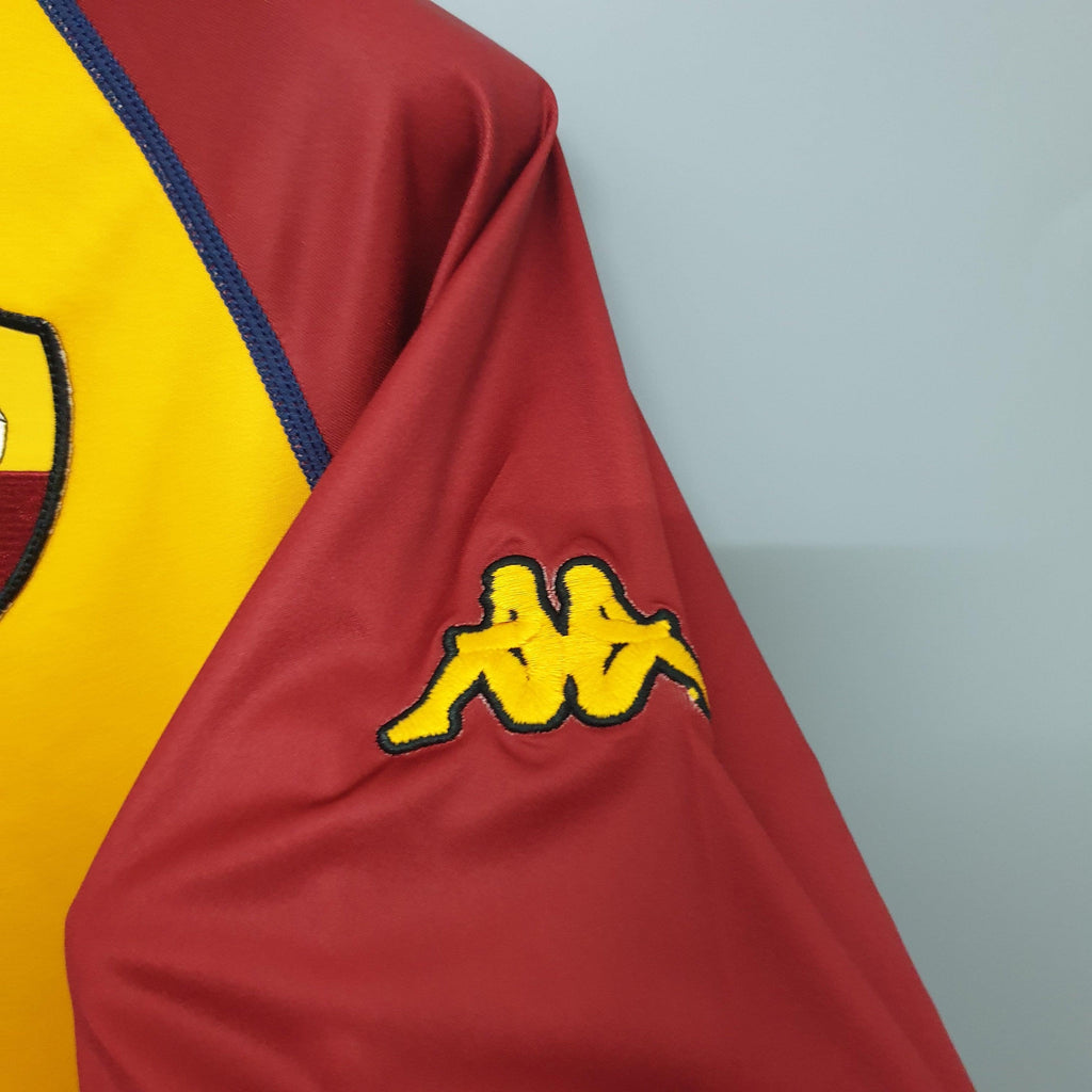 Camisa Retrô Roma 2001 I 2001 Masculina