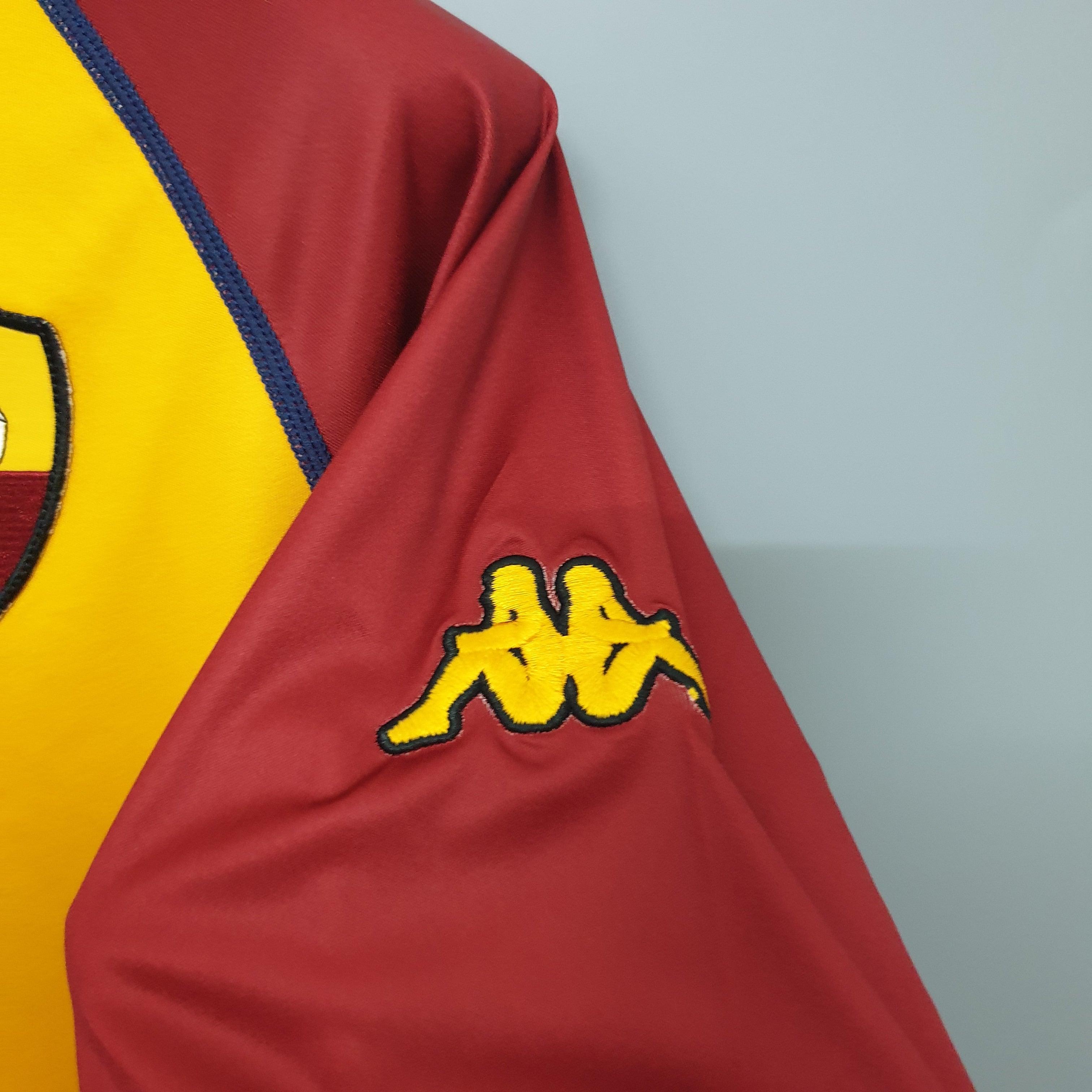 Camisa Retrô Roma 2001 I 2001 Masculina