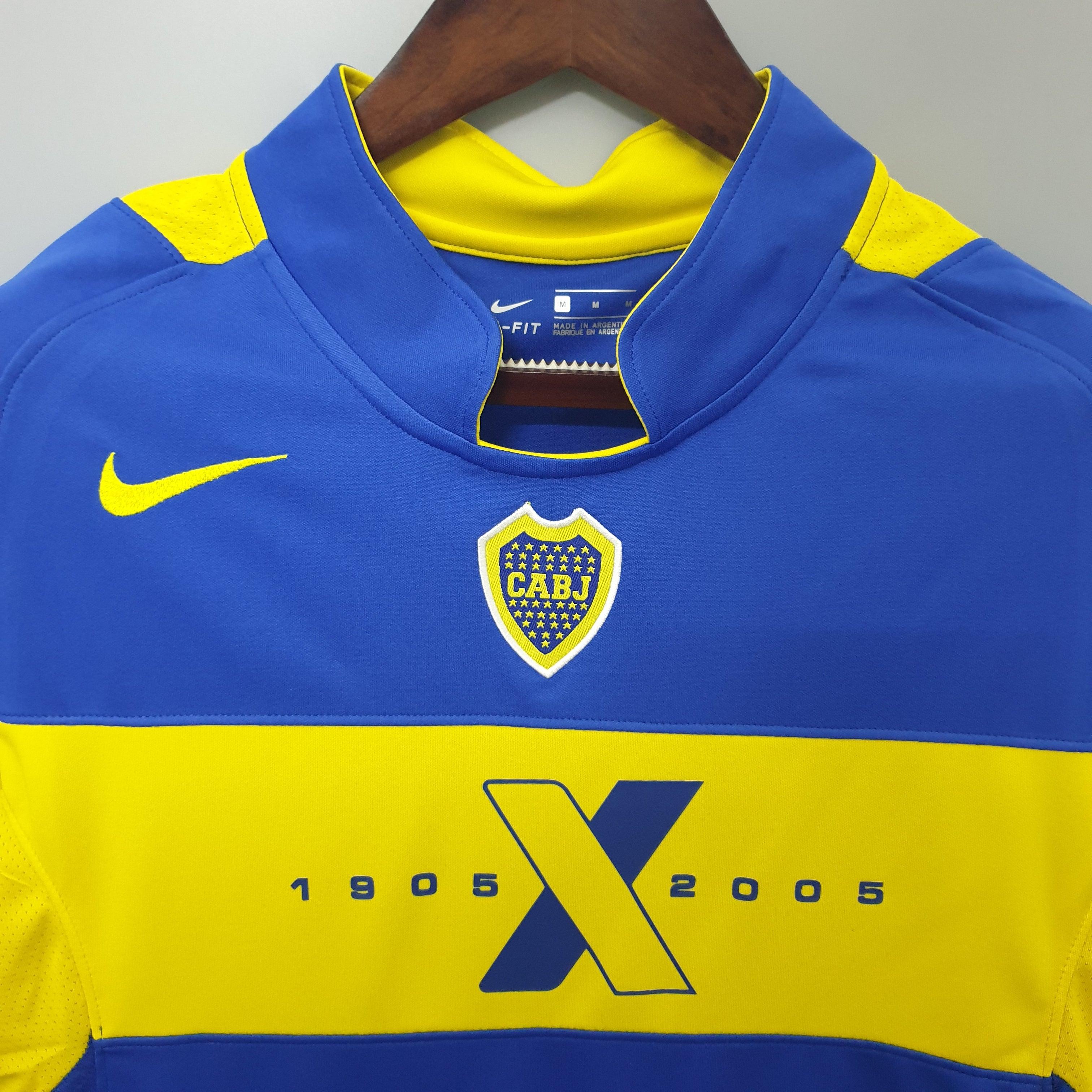 Camisa Retrô Boca Juniors 2005 I 2005 Masculina
