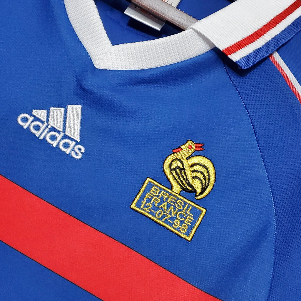 Camisa Retrô França I 1998 Masculina