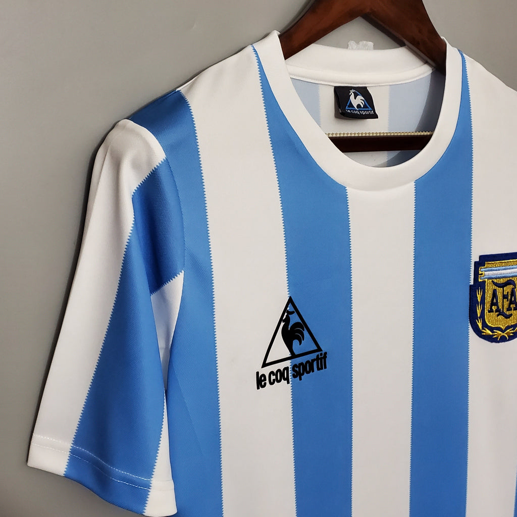 Camisa Retrô Argentina I 1986 Masculina