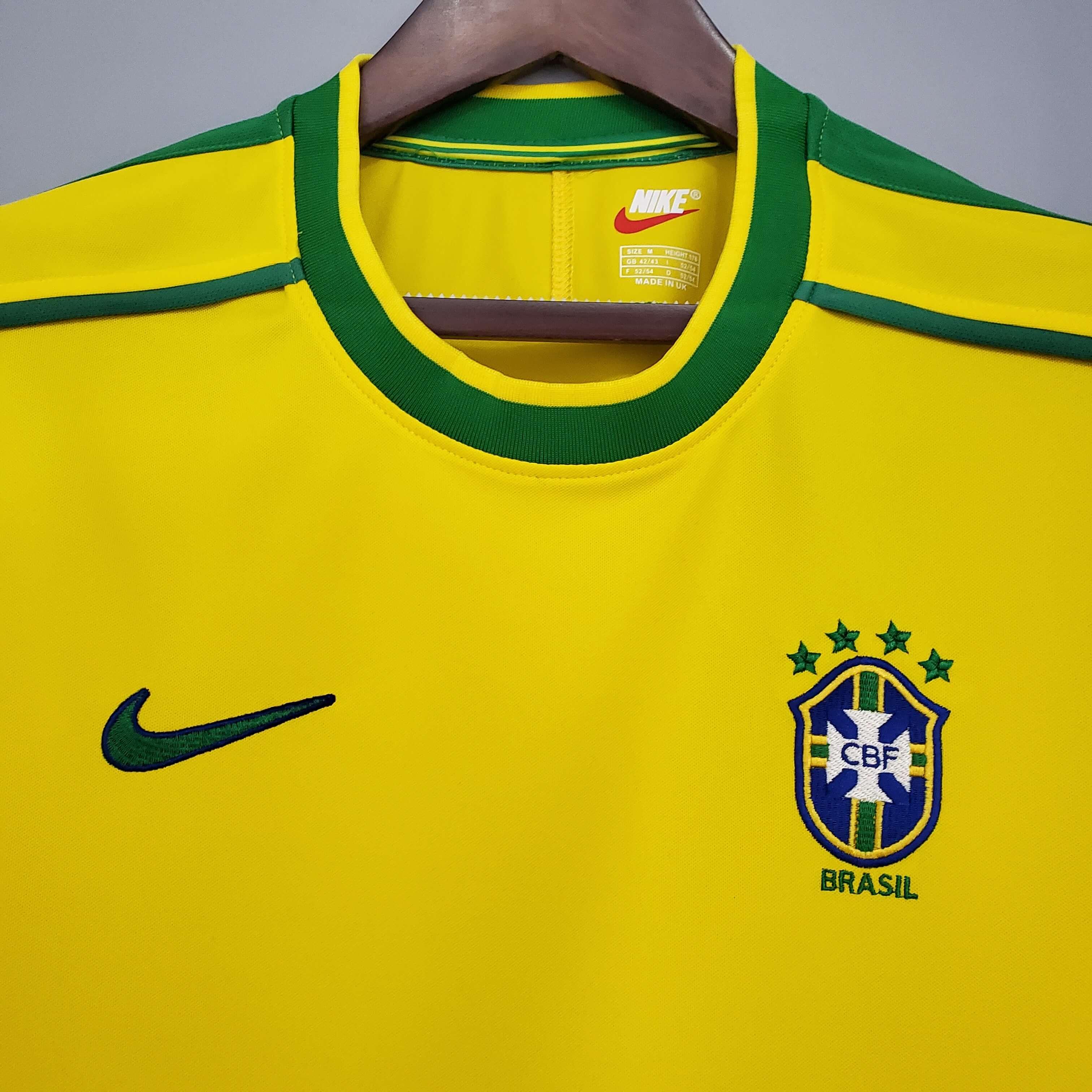 Camisa Retrô Brasil I 1998 Masculina