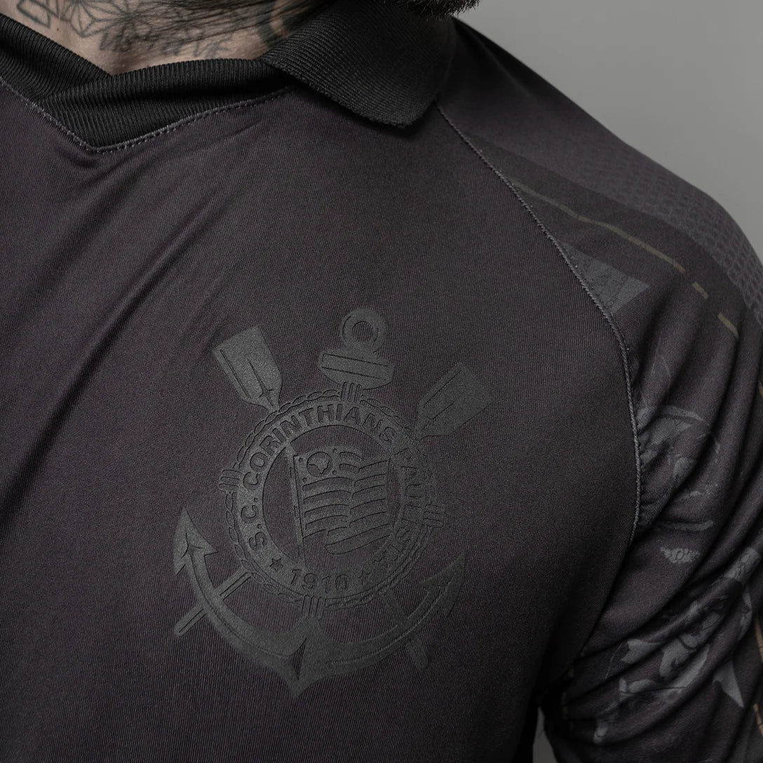 Camisa Polo Sabotage Corinthians Masculina