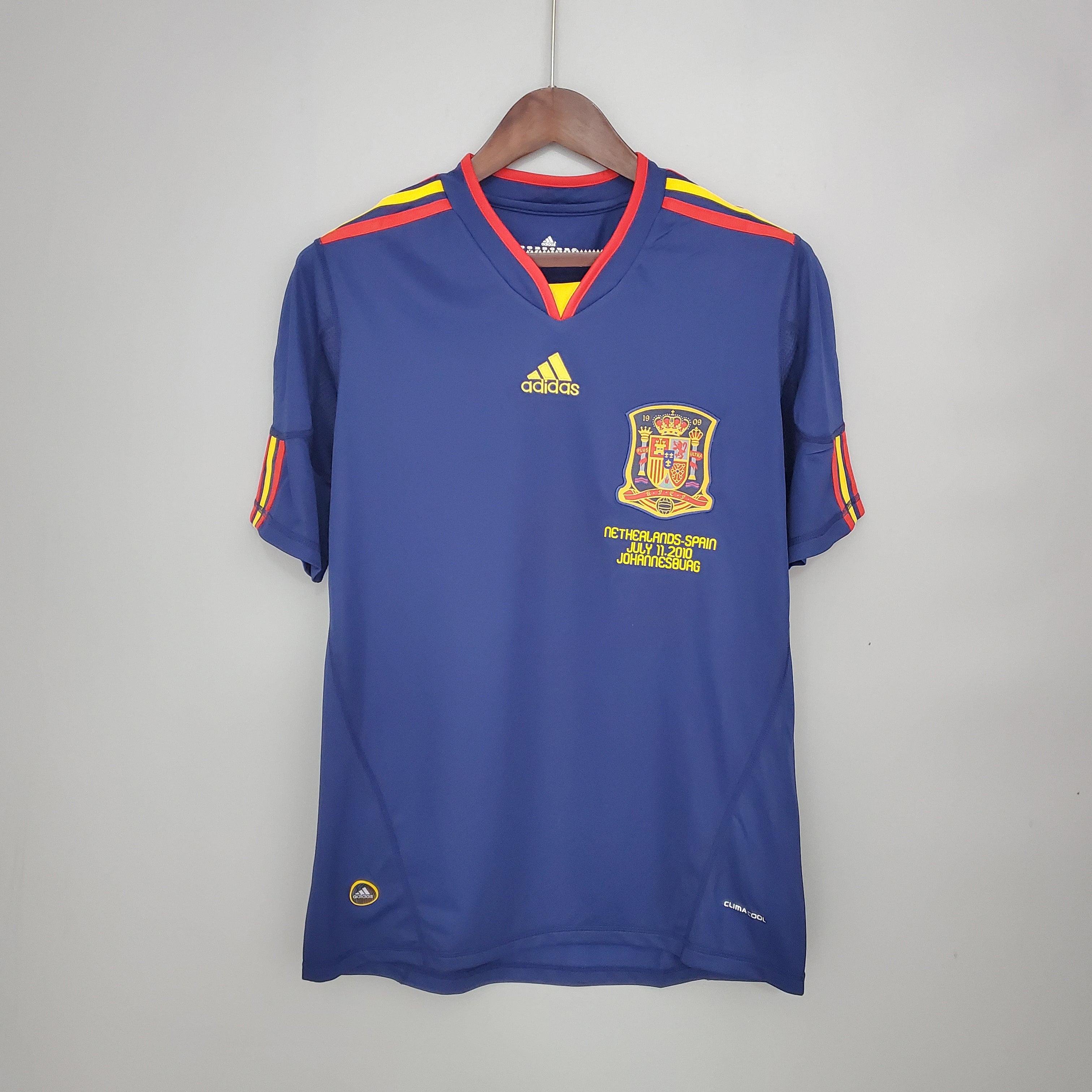 Camisa Retrô Espanha II 2010 Masculina