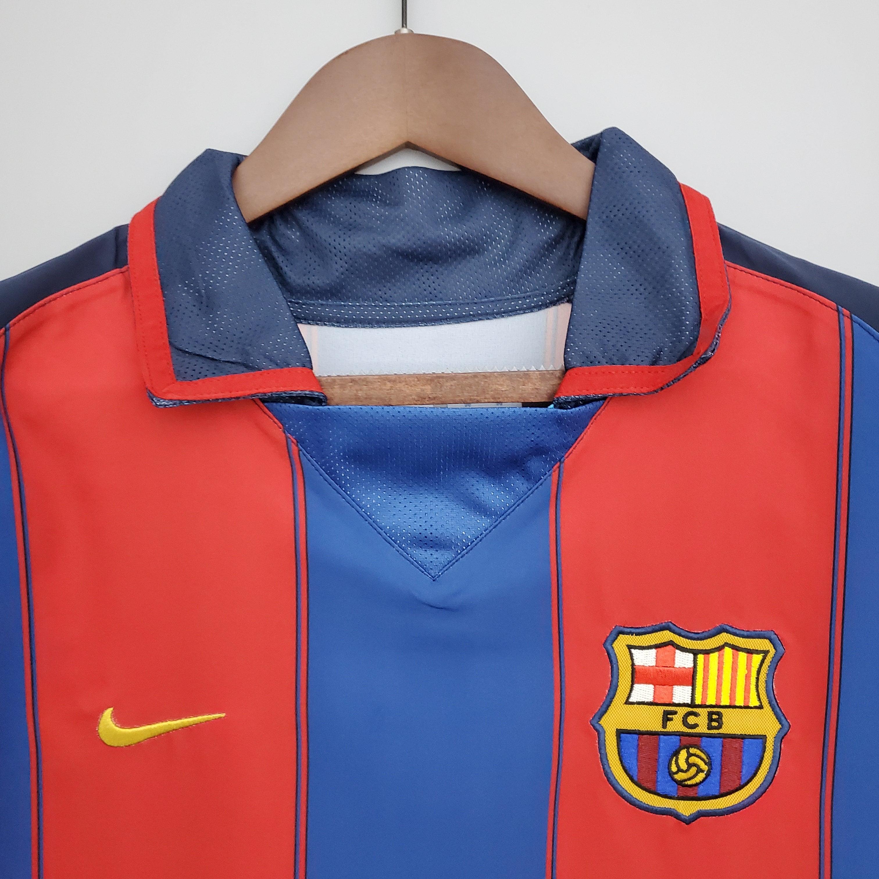 Camisa Retrô Barcelona I 2003 Masculina