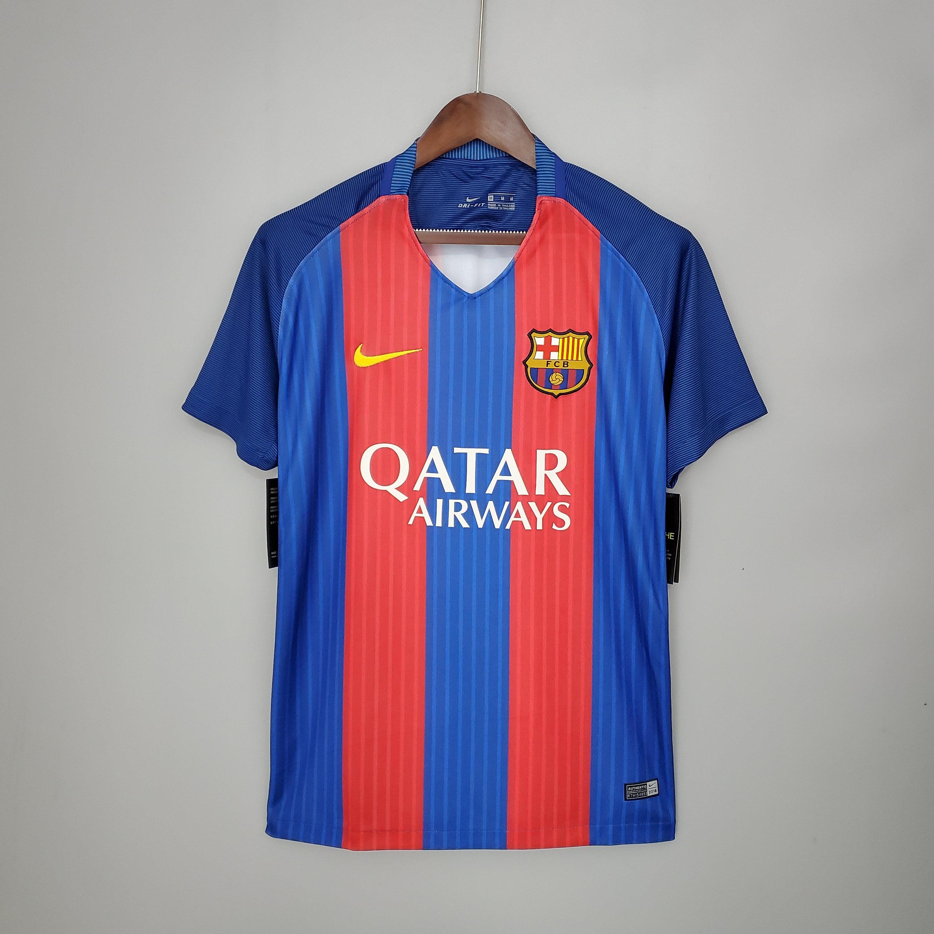 Camisa Retrô Barcelona I 2016 Masculina