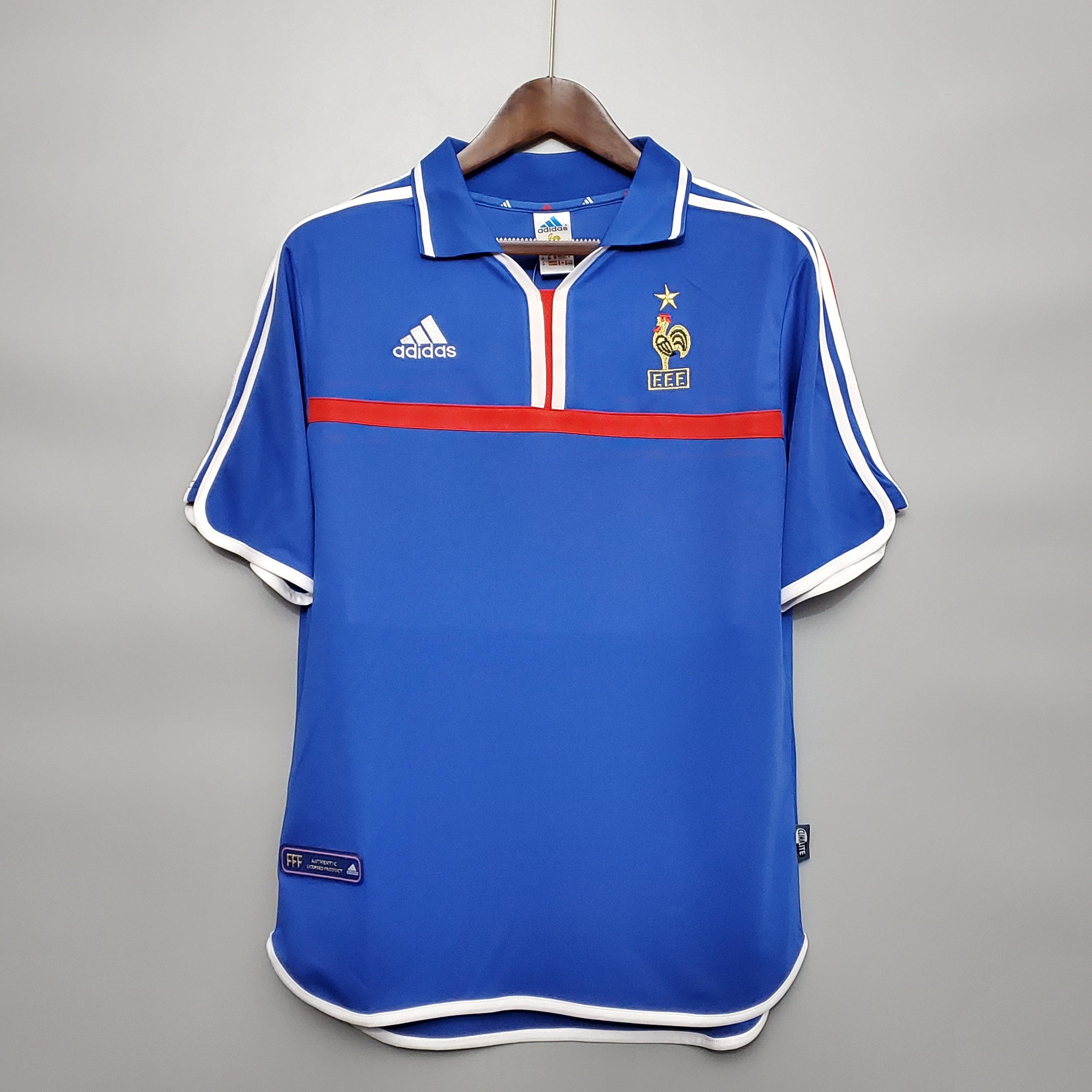 Camisa Retrô França I 2000 Masculina