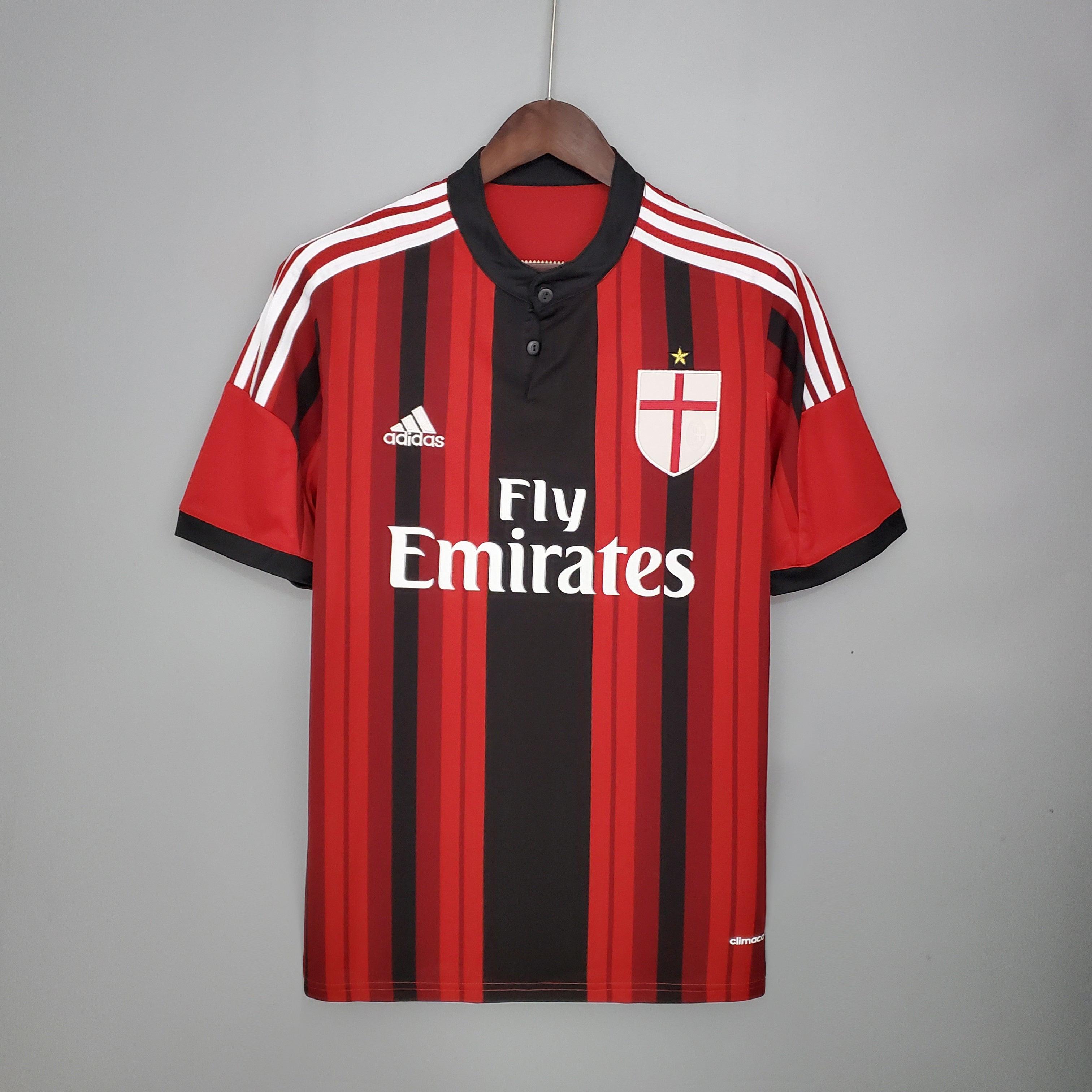 Camisa Retrô Milan I 2014 Masculina