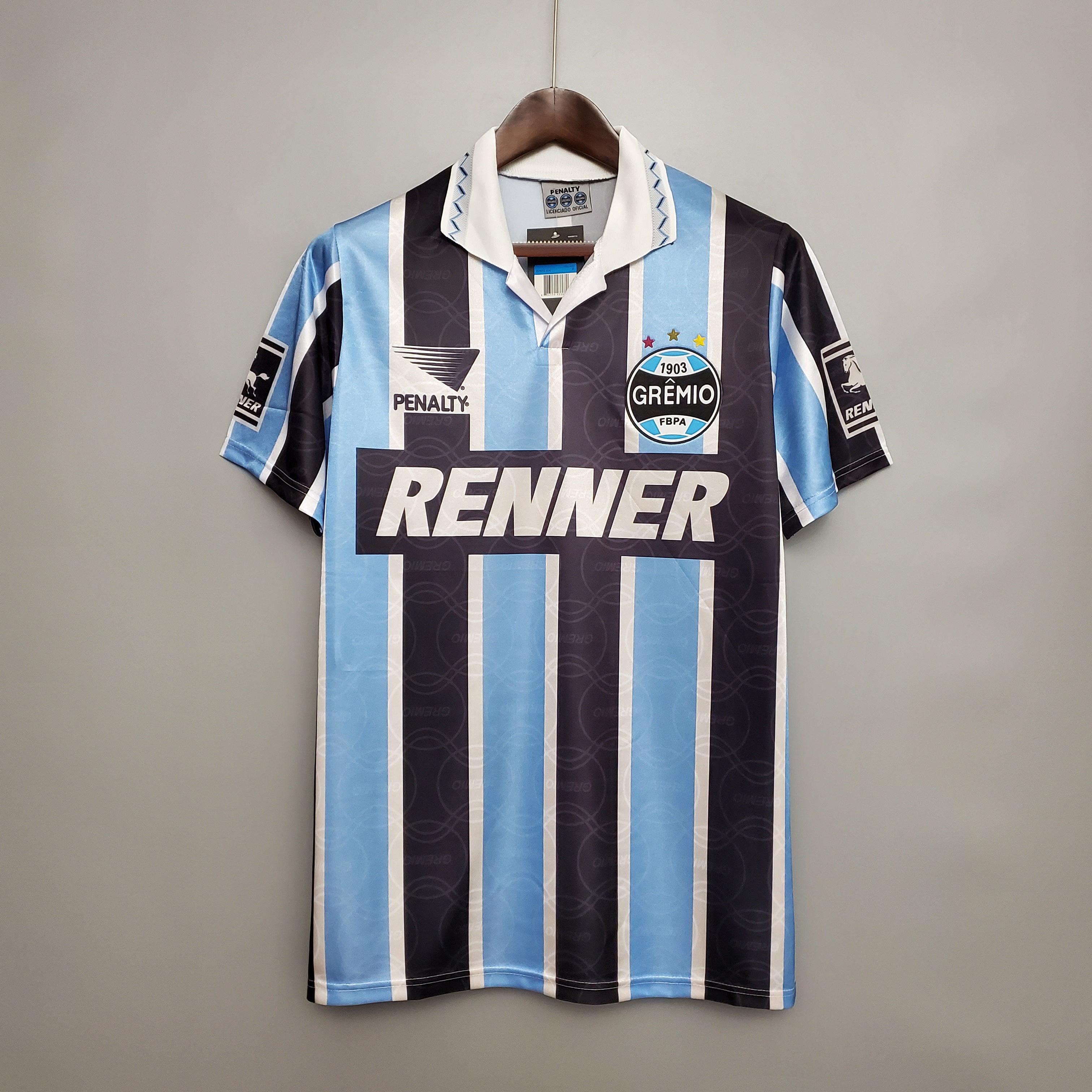 Camisa Retrô Grêmio 1995 / 95 1995 I 1995 Masculina