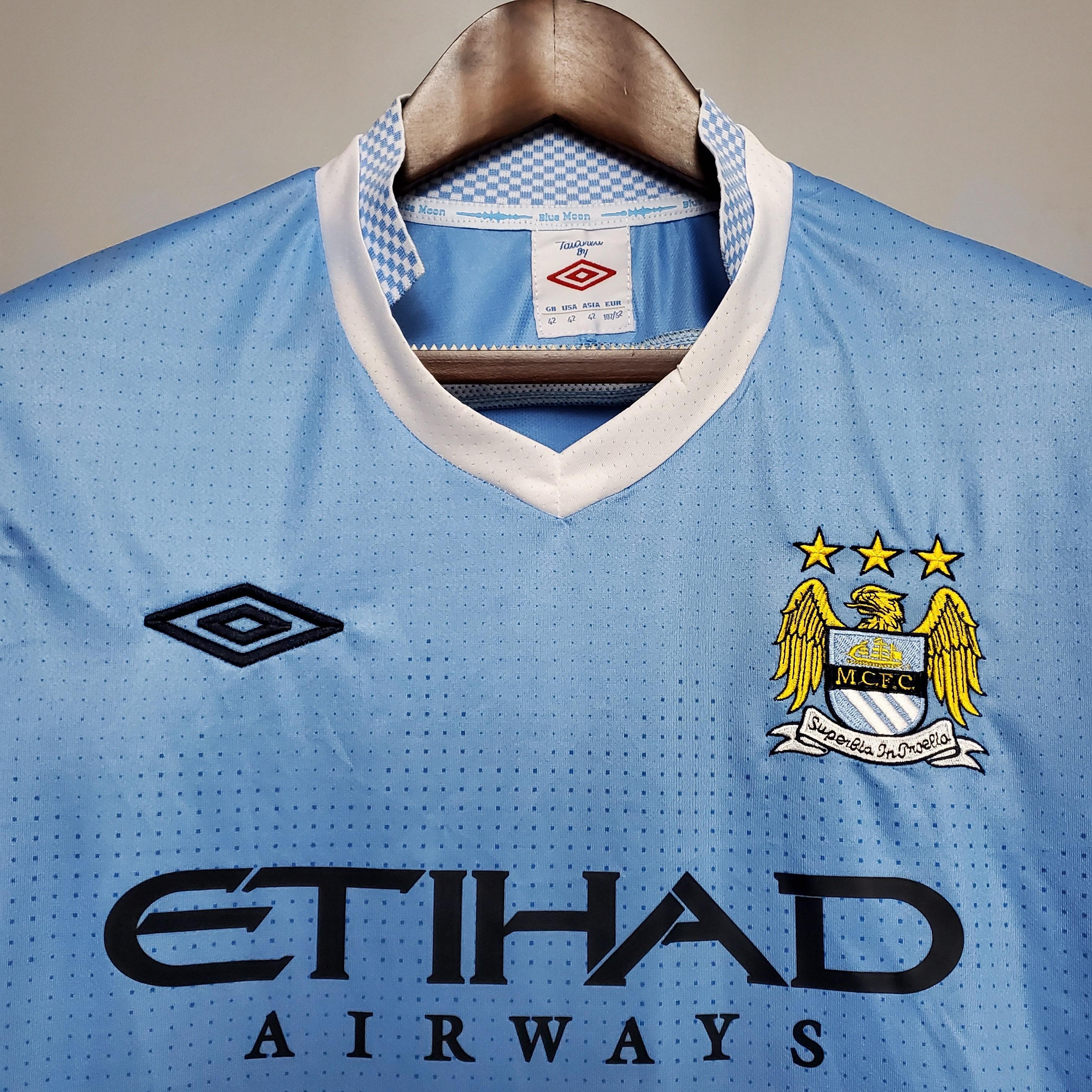Camisa Retrô Manchester City I 2011 Masculina