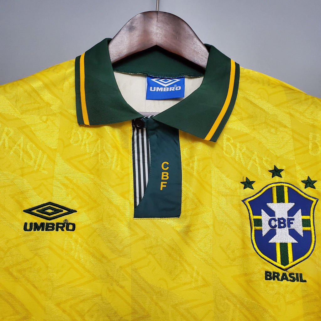 Camisa Retrô Brasil I 1991 Masculina