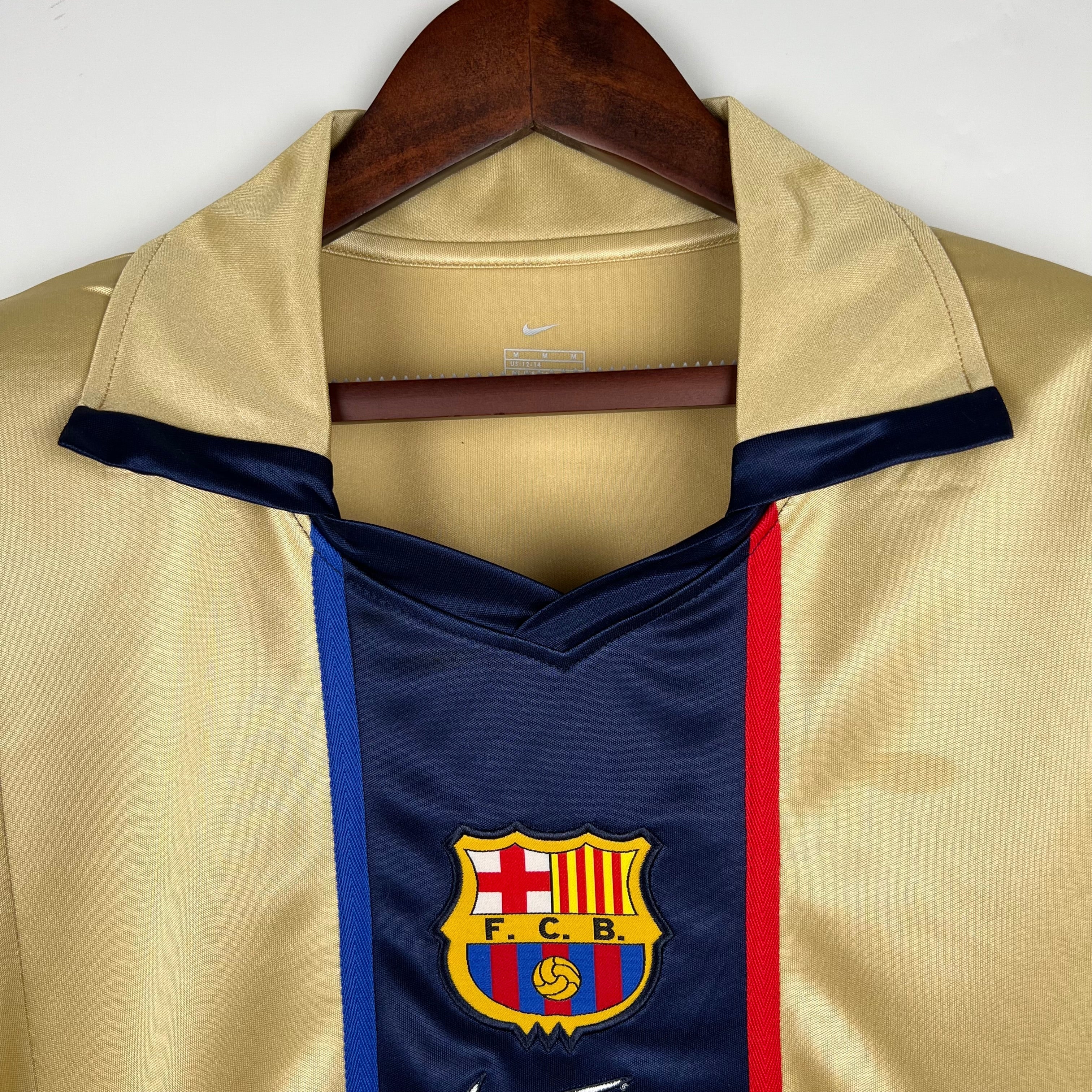 Camisa Retrô Barcelona II 2002/03 Masculina
