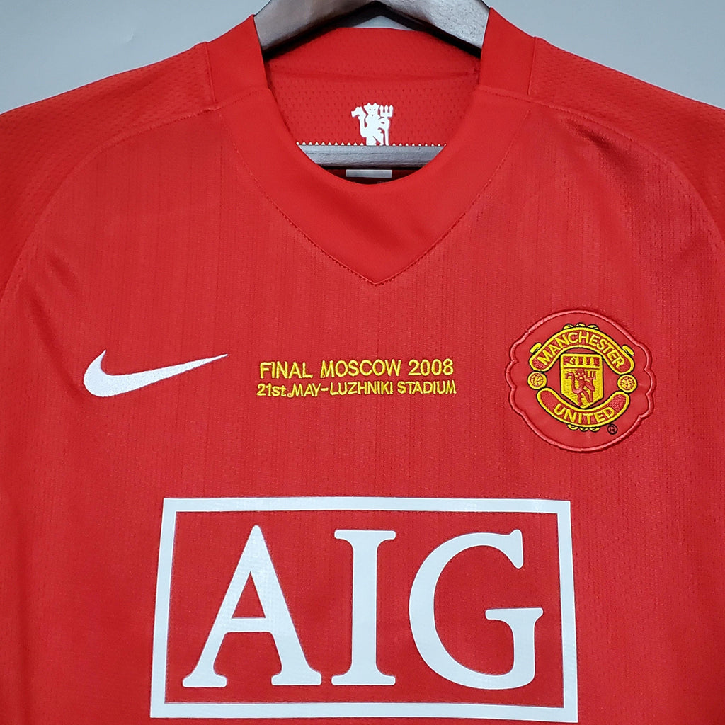 Camisa Retrô Manchester United 2007 Masculina
