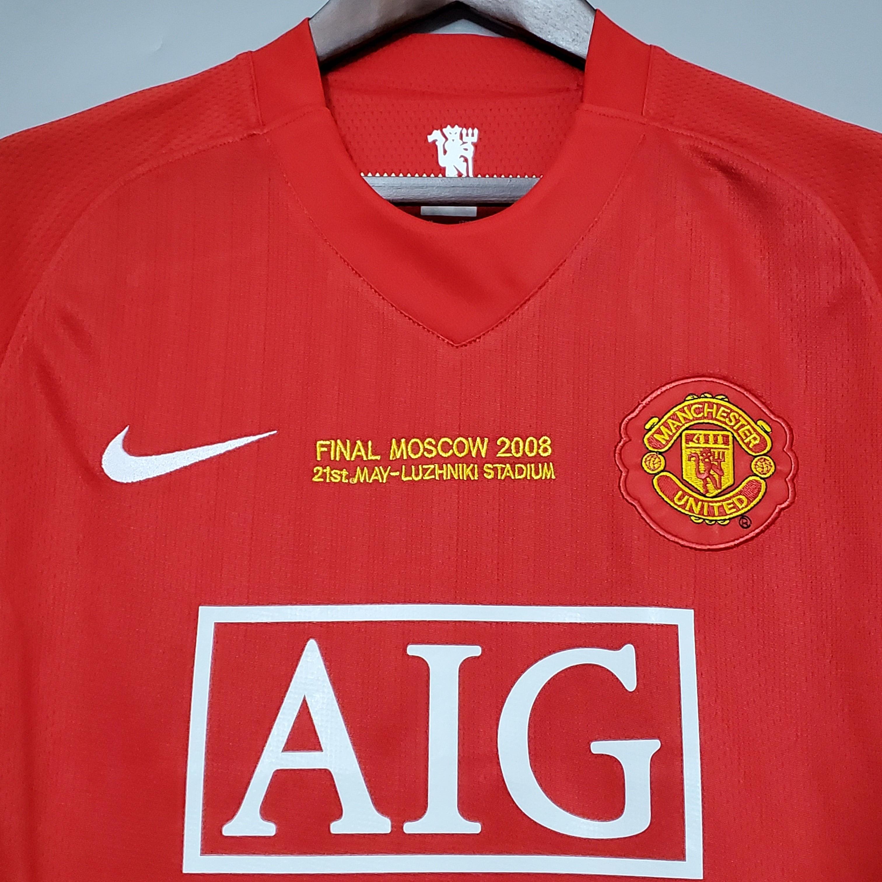 Camisa Retrô Manchester United 2007 Masculina