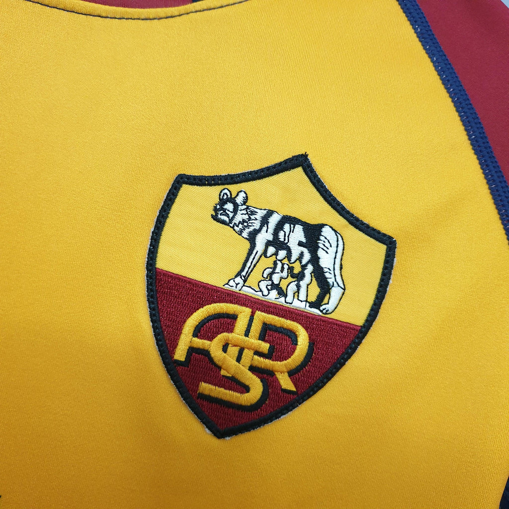 Camisa Retrô Roma 2001 I 2001 Masculina