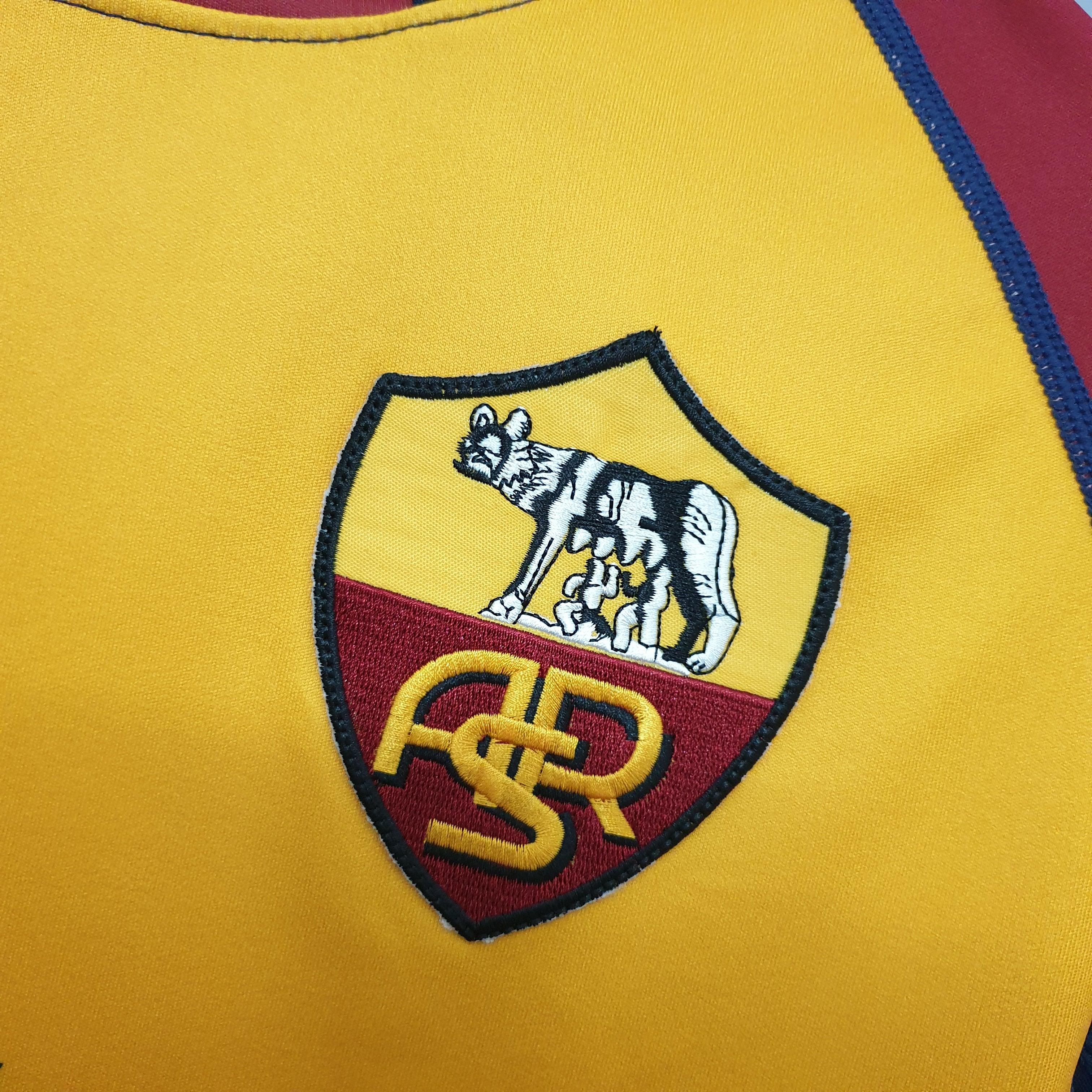 Camisa Retrô Roma 2001 I 2001 Masculina