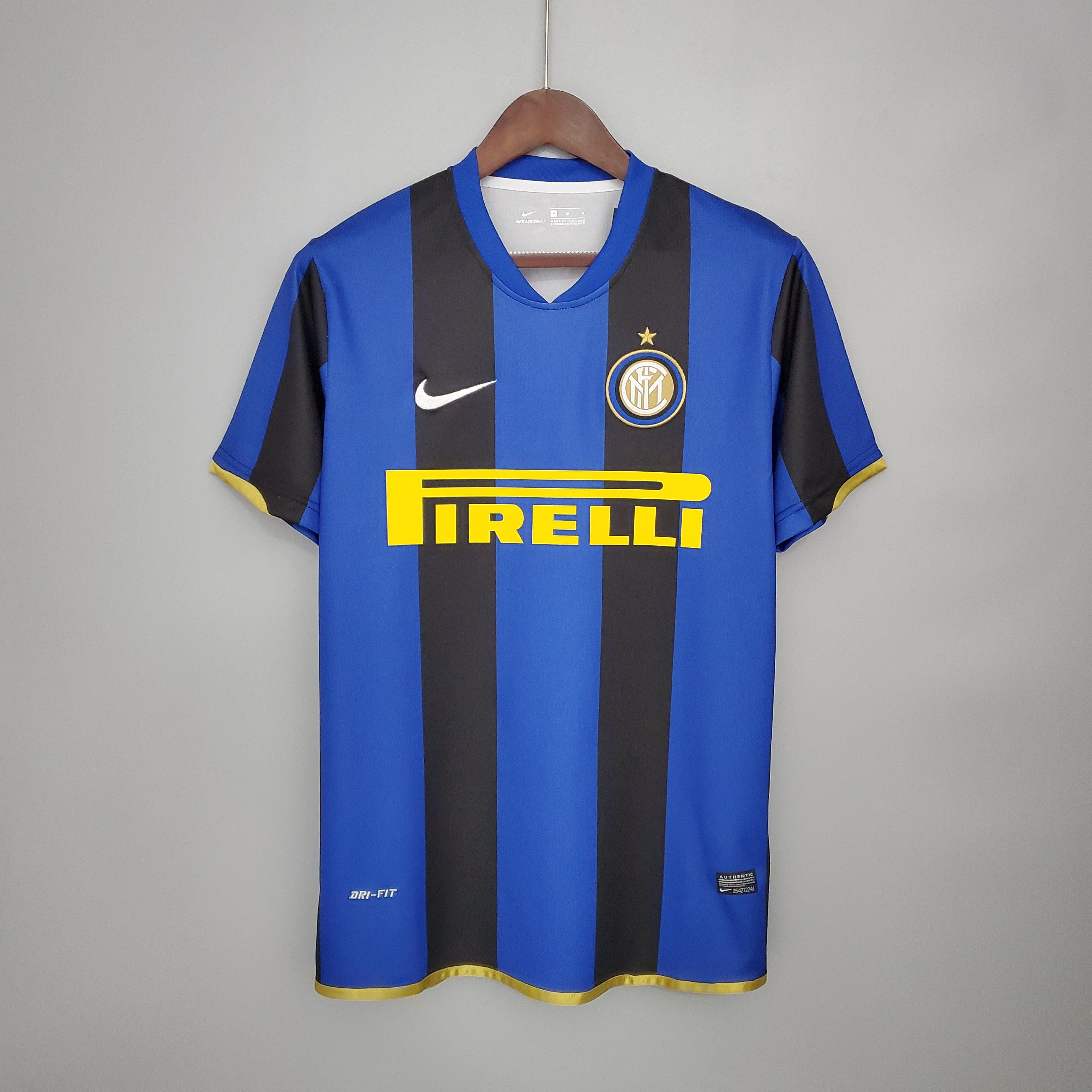 Camisa Retrô Inter Milão 2008 I 2008 Masculina