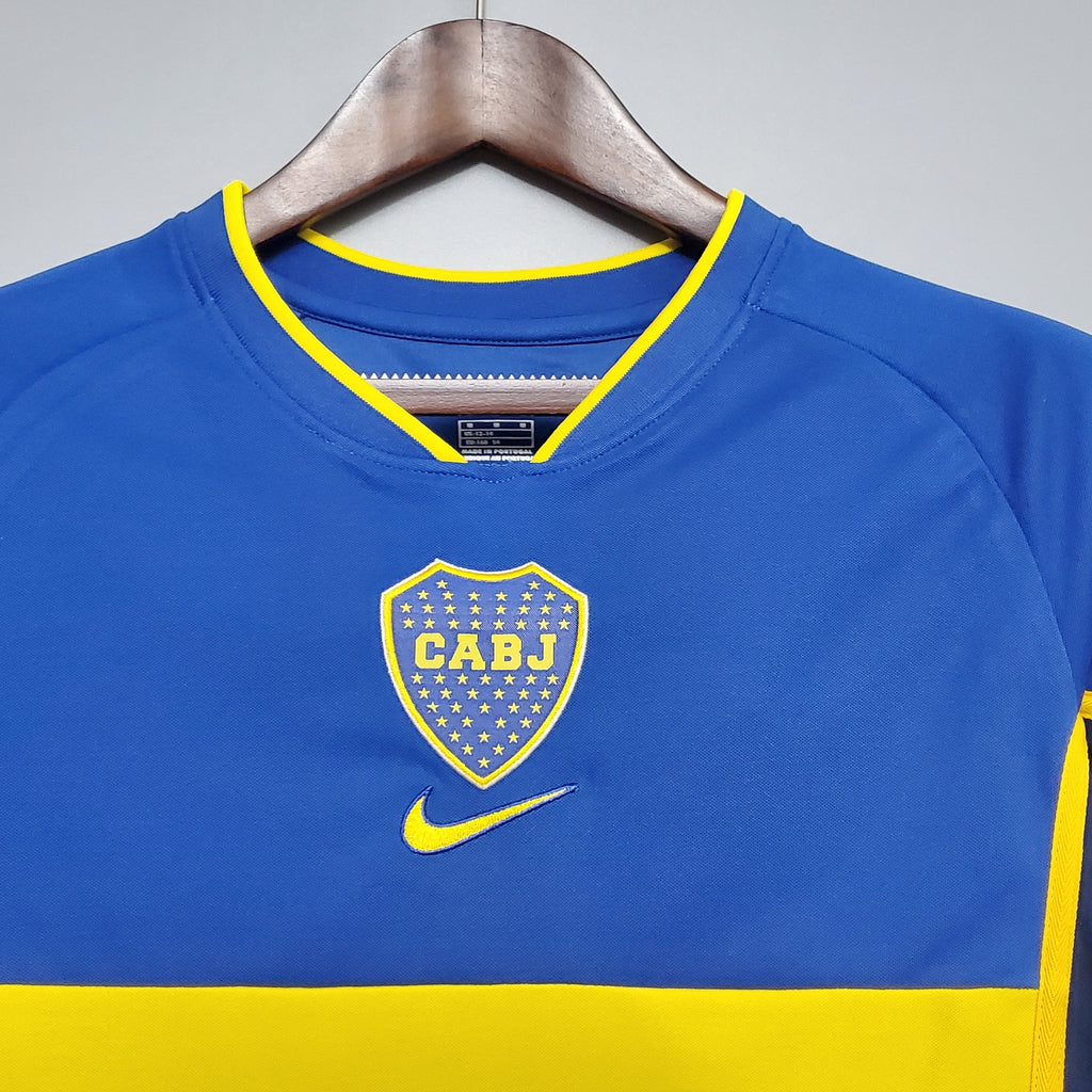 Camisa Retrô Boca Juniors I 2001/02 Masculina