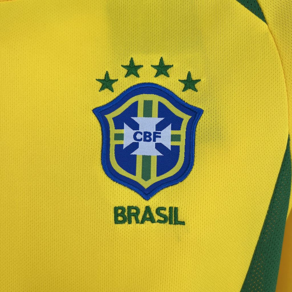 Camisa Retrô Brasil 2002/02 Masculina