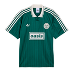 Camisa Oasis Live '25 X Adidas Verde e Creme