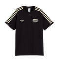 Camisa Oasis Adidas 3 Stripes Preto e Creme