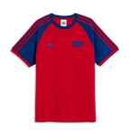 Camisa Oasis Adidas 3 Stripes Escarlate e Azul Royal