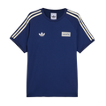 Camisa Oasis Adidas 3 Stripes Indigo Noturno e Creme