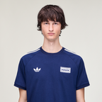 Camisa Oasis Adidas 3 Stripes Indigo Noturno e Creme