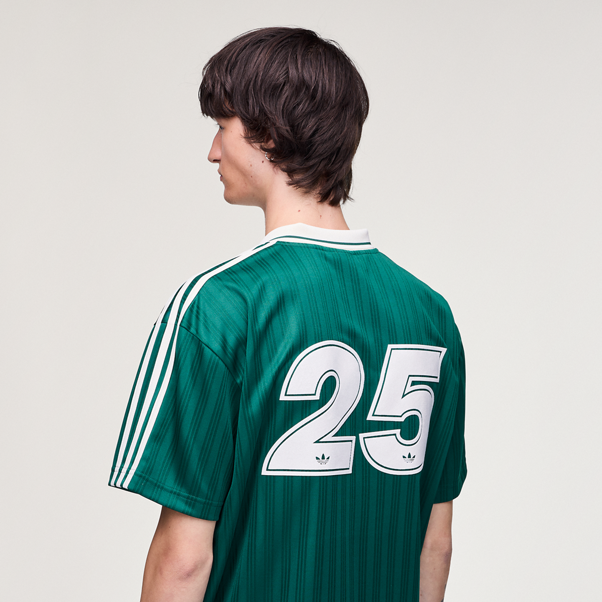 Camisa Oasis Live '25 X Adidas Verde e Creme
