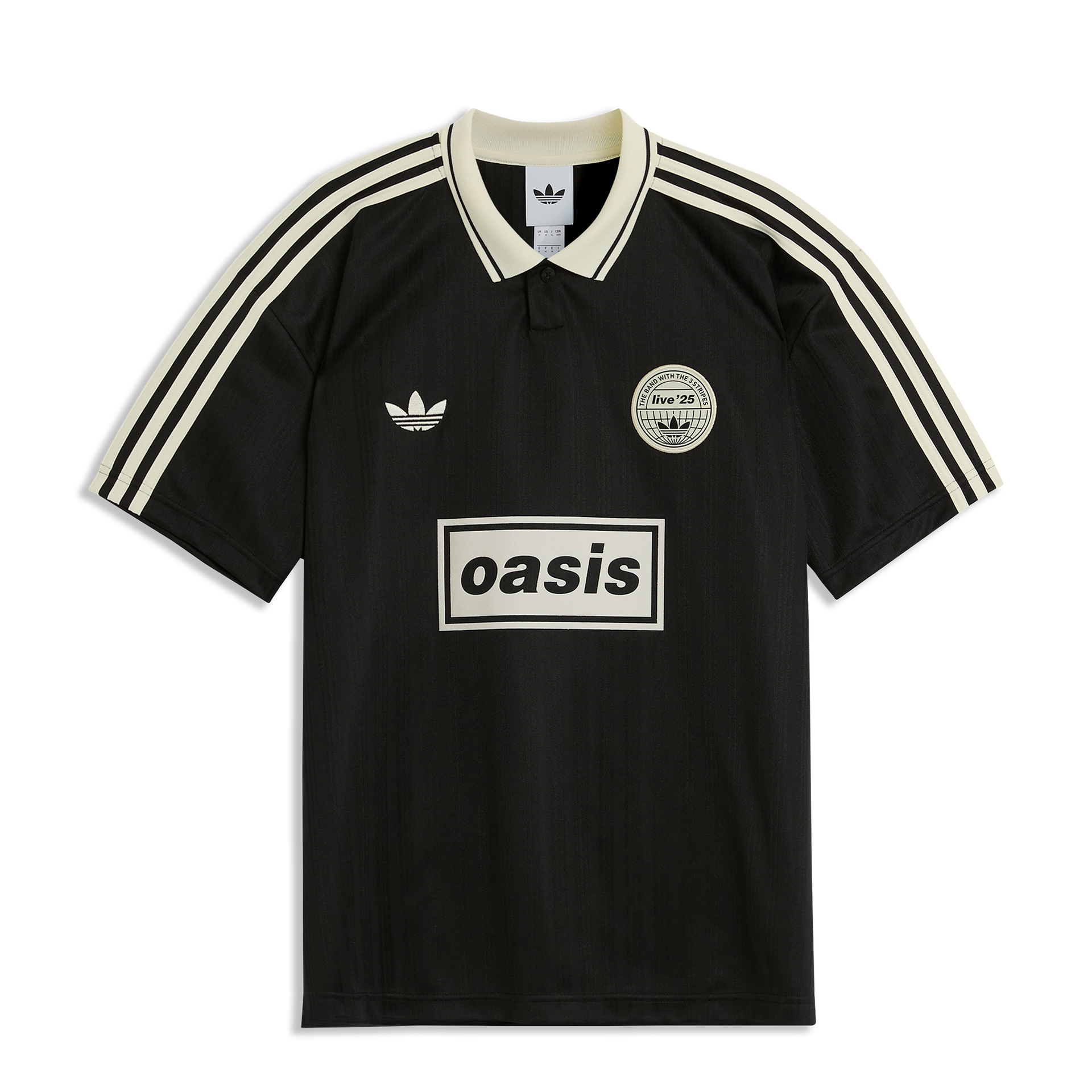 Camisa Oasis Live '25 X Adidas Preta