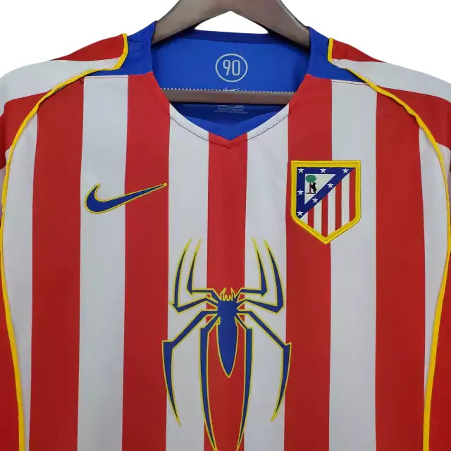 Camisa Retrô Atlético Madrid Spider 2004 Masculina