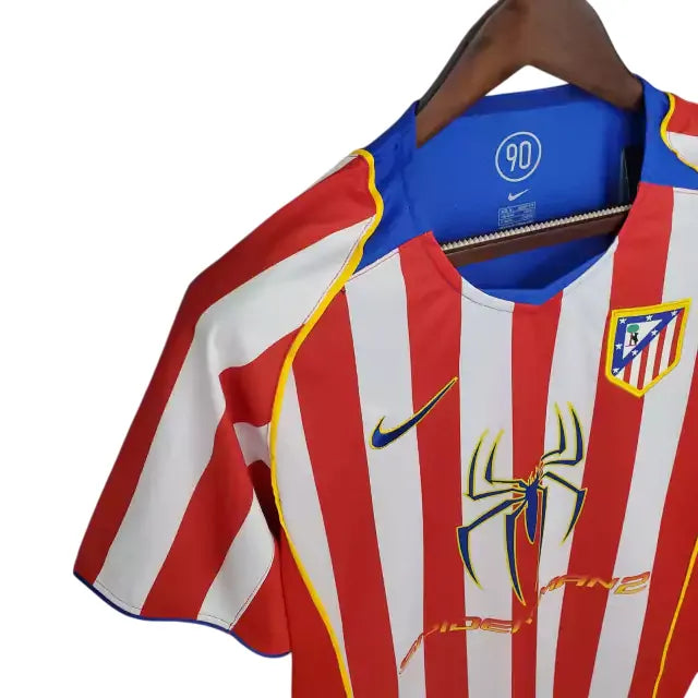 Camisa Retrô Atlético Madrid Spider 2004 Masculina