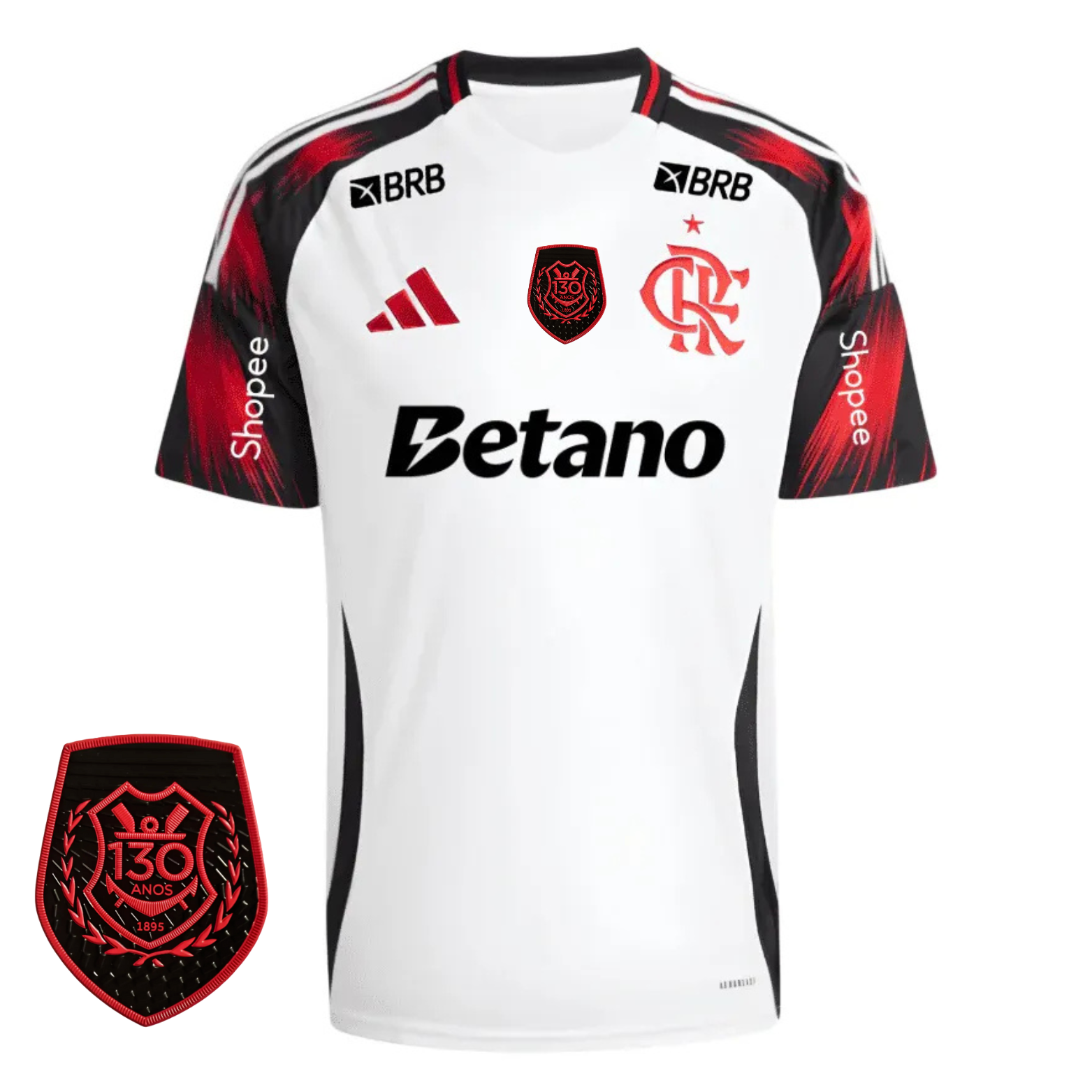 Camisa II Flamengo / Patrocínio 2025/26 Masculina