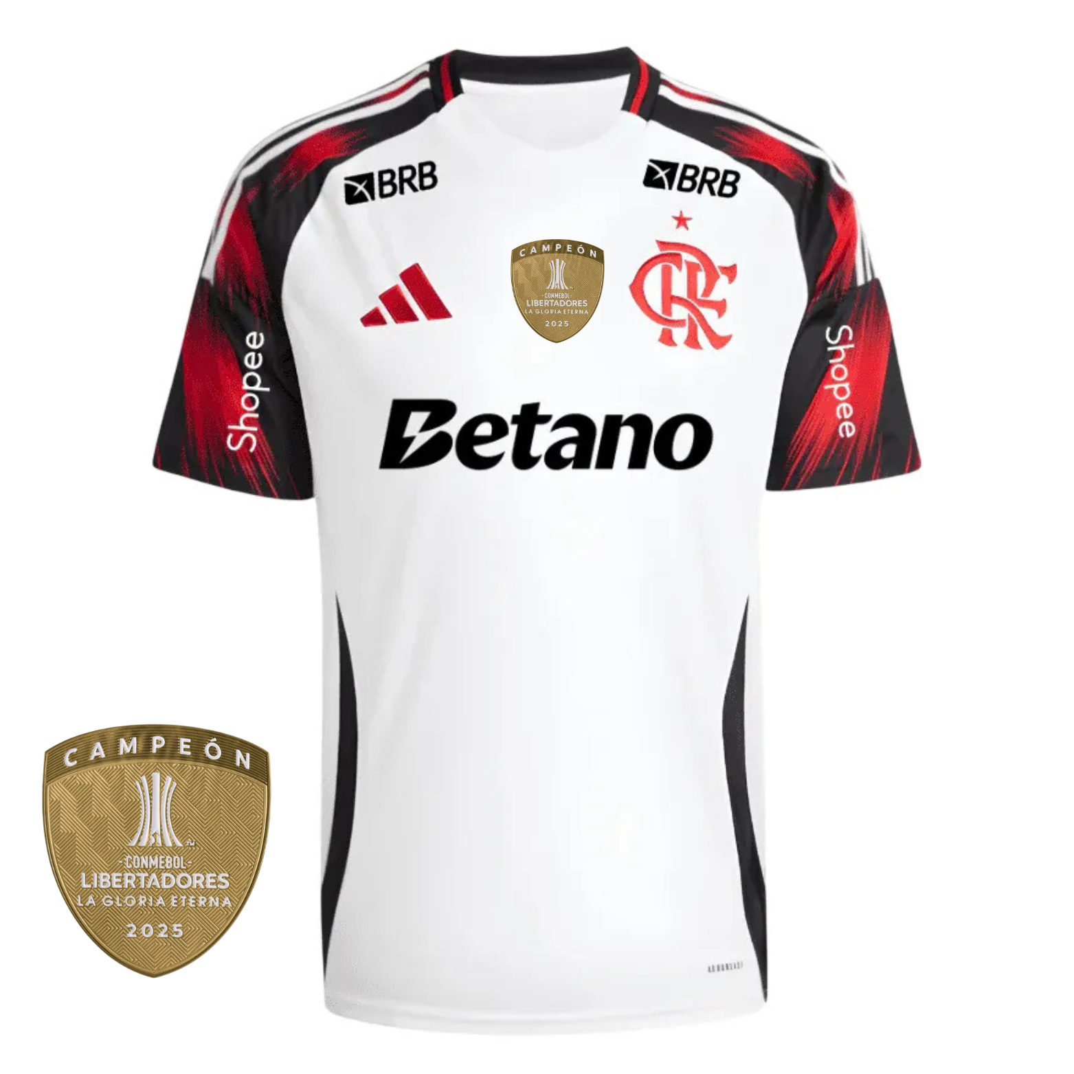 Camisa II Flamengo / Patrocínio 2025/26 Masculina