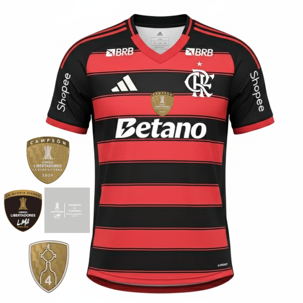 Camisa I Flamengo / Patrocínio 2025/26 Masculina