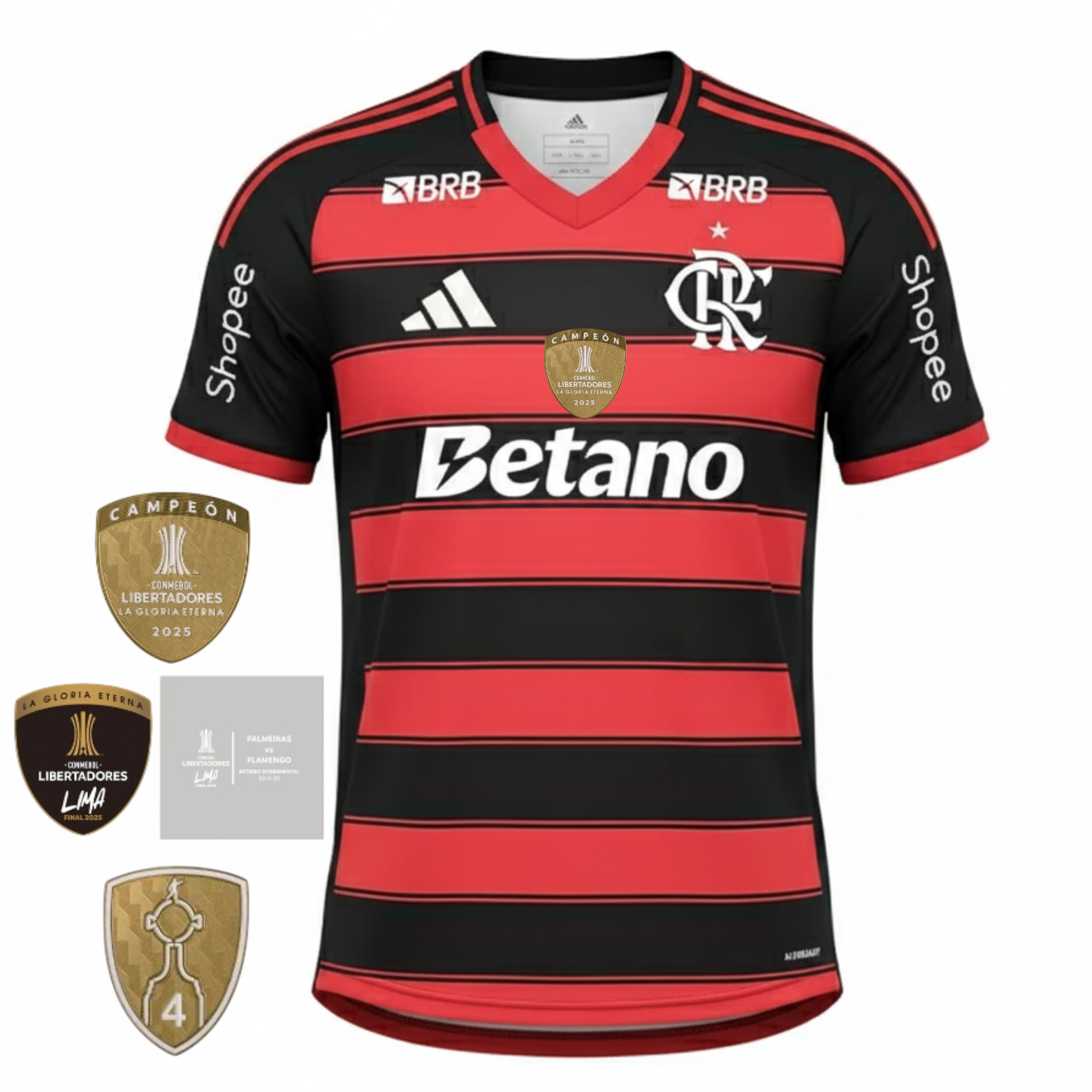 Camisa I Flamengo / Patrocínio 2025/26 Masculina