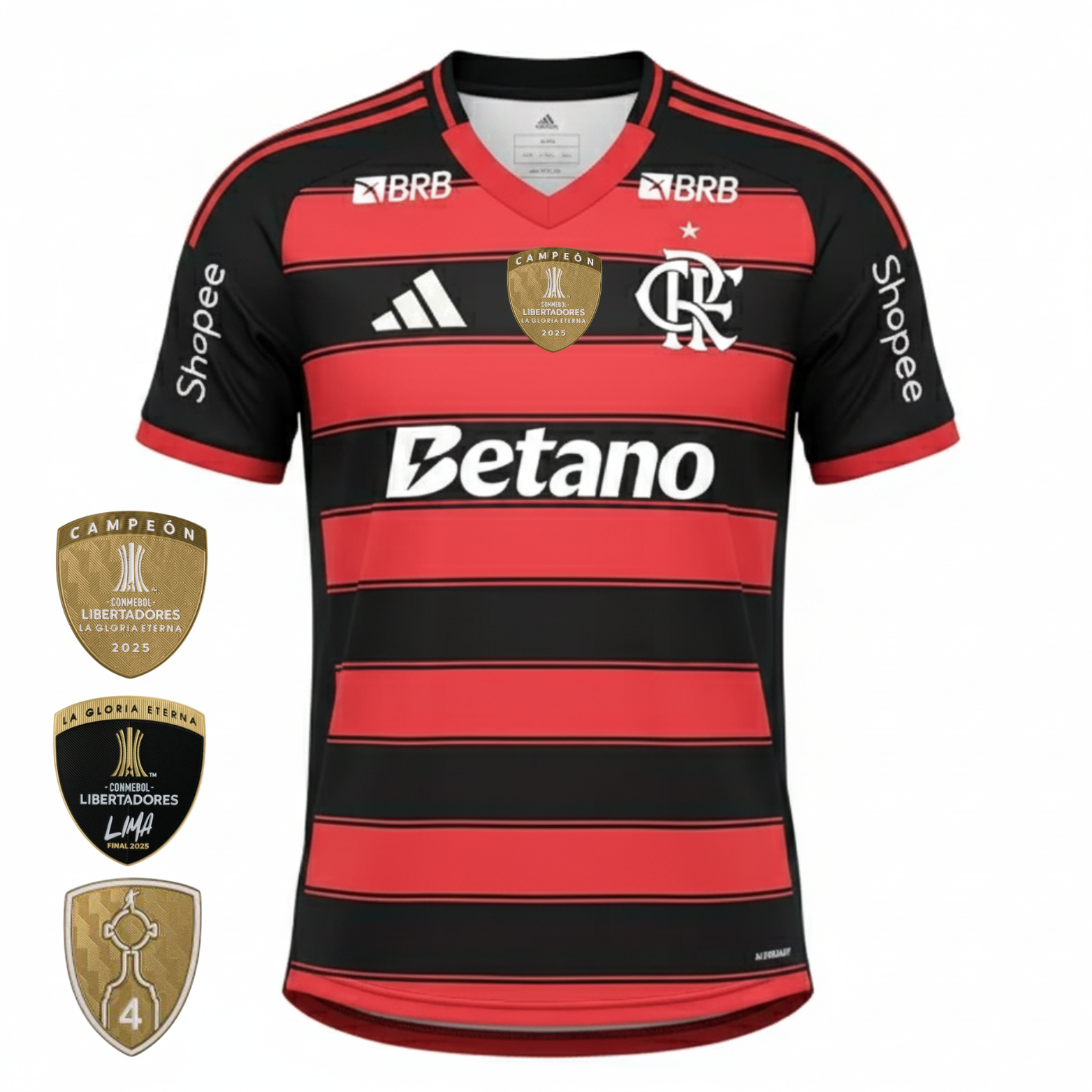 Camisa I Flamengo / Patrocínio 2025/26 Masculina