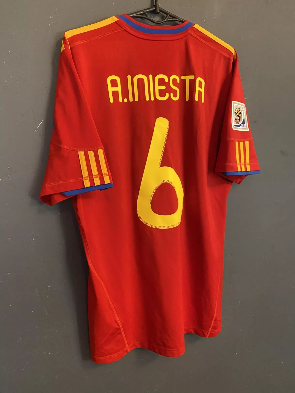 Camisa Retrô Espanha 2010 Masculina